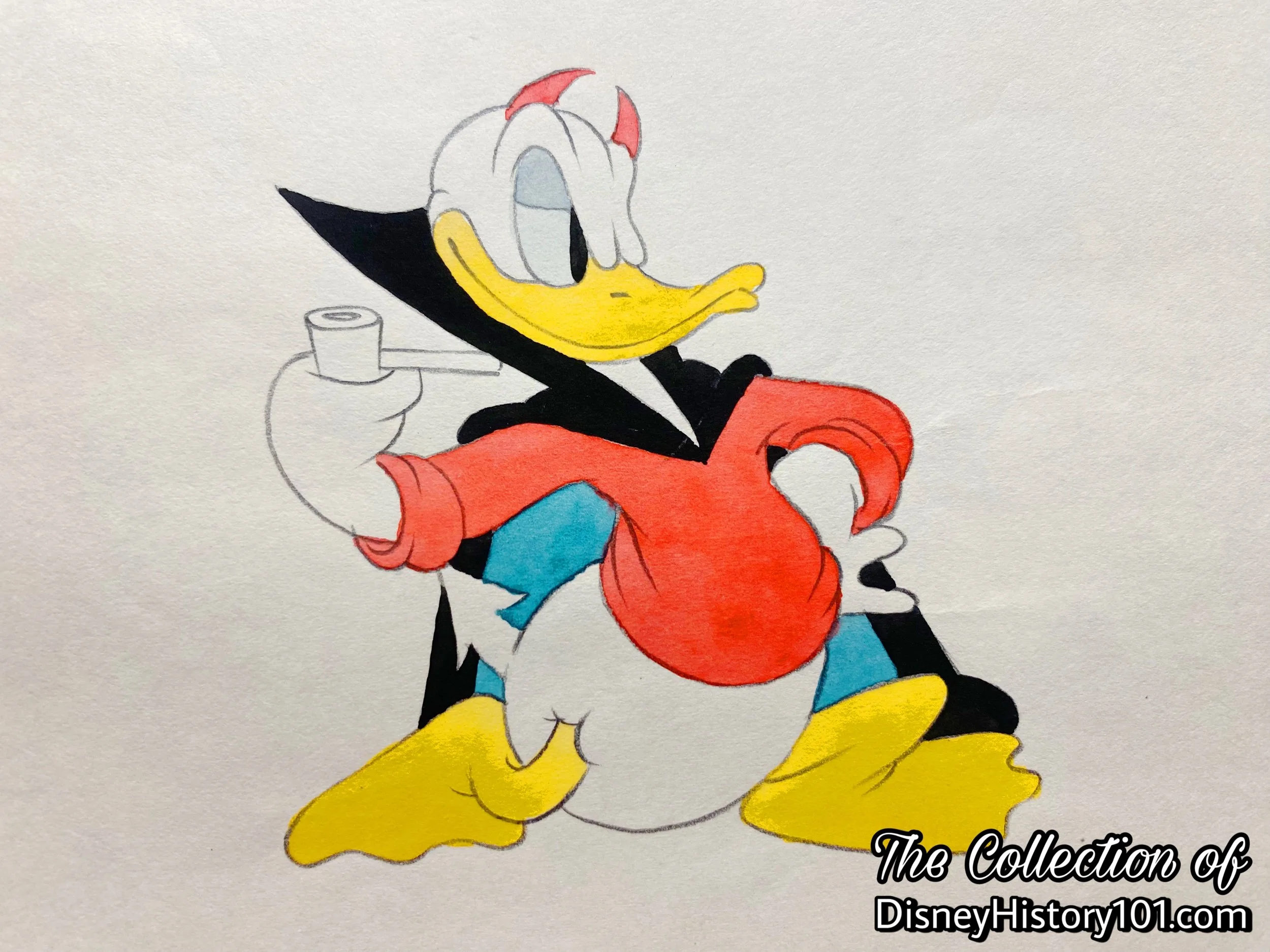 Donald’s evil half persuades him to smoke a pipe “like a real man” in “Donald’s Better Self”.