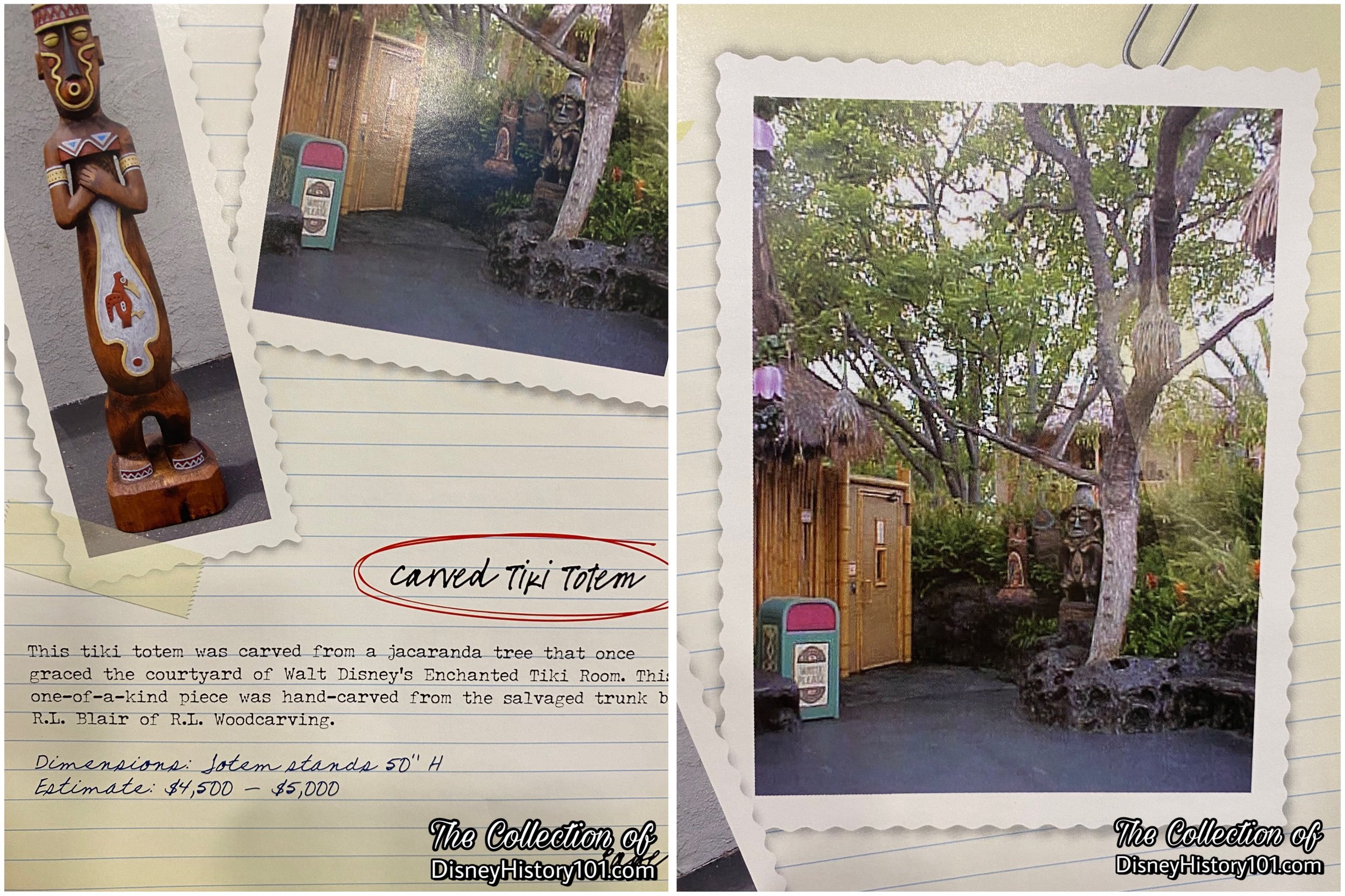 Tangaroa-Ru sold at the Disneyland Resort: Celebrating 50 Years of Magical Memories Auction.