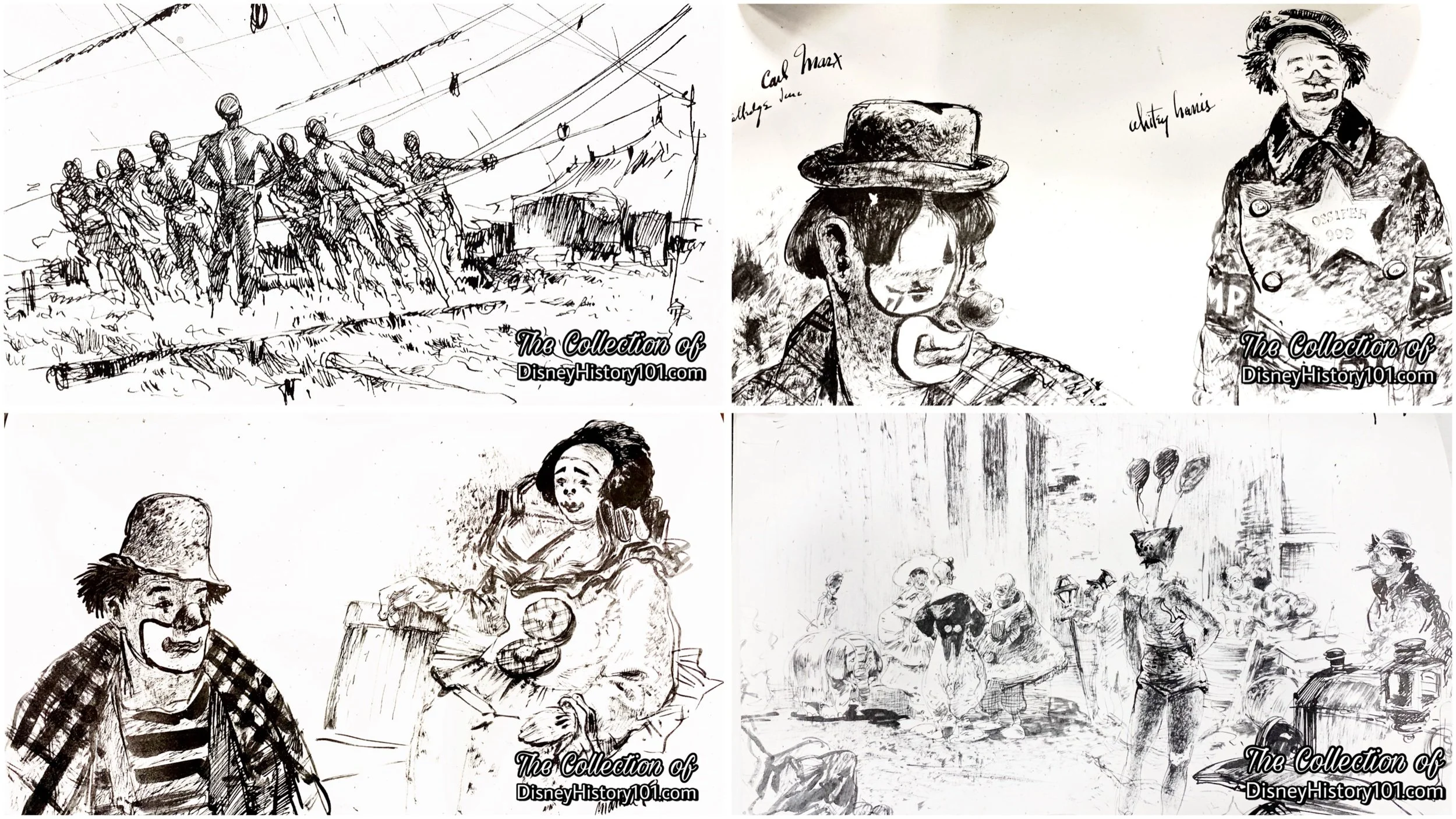 “A Collection of Circus Sketches” by Herbert Ryman.