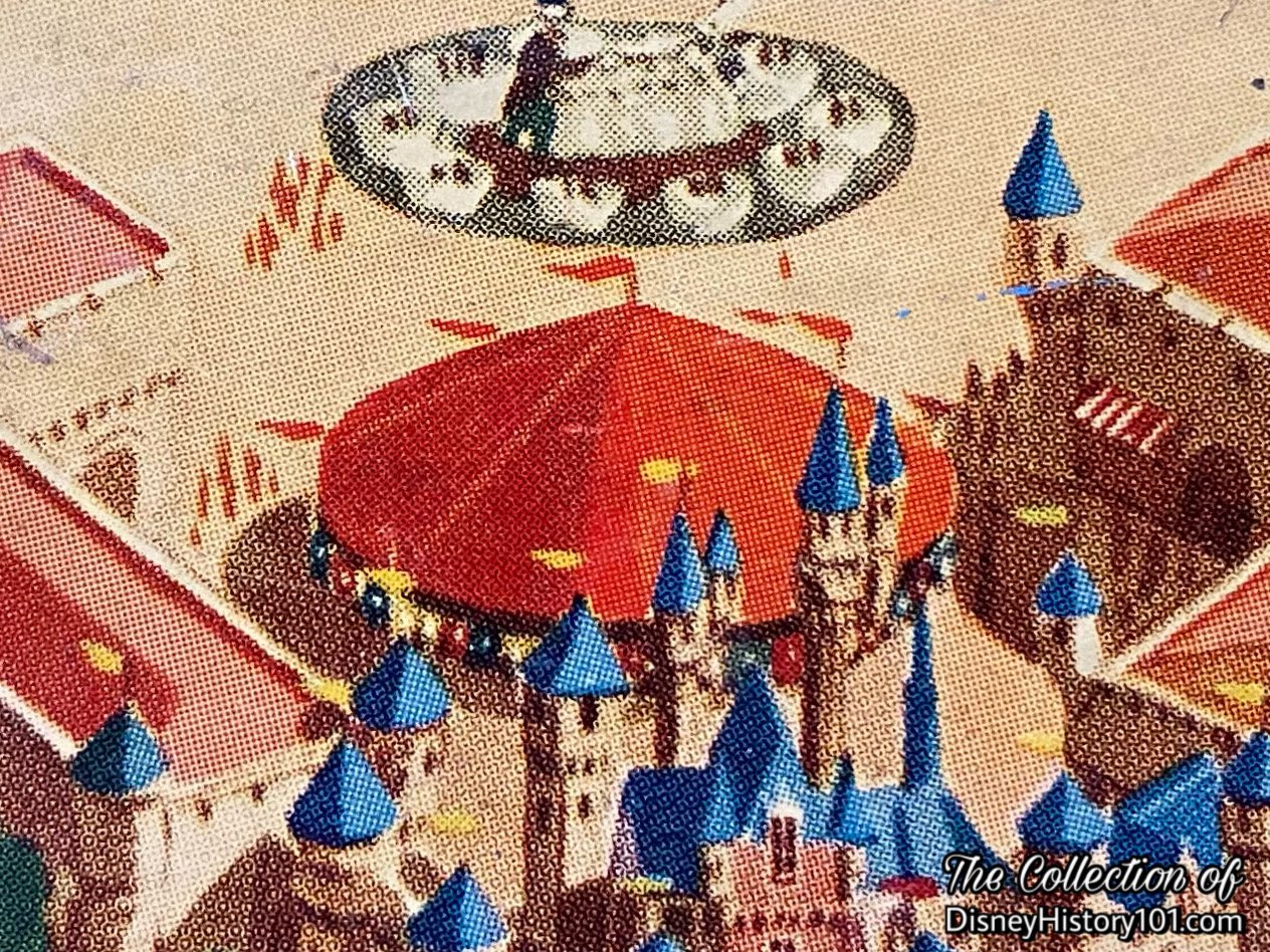 The carousel as featured on the Disneyland Television Tray.