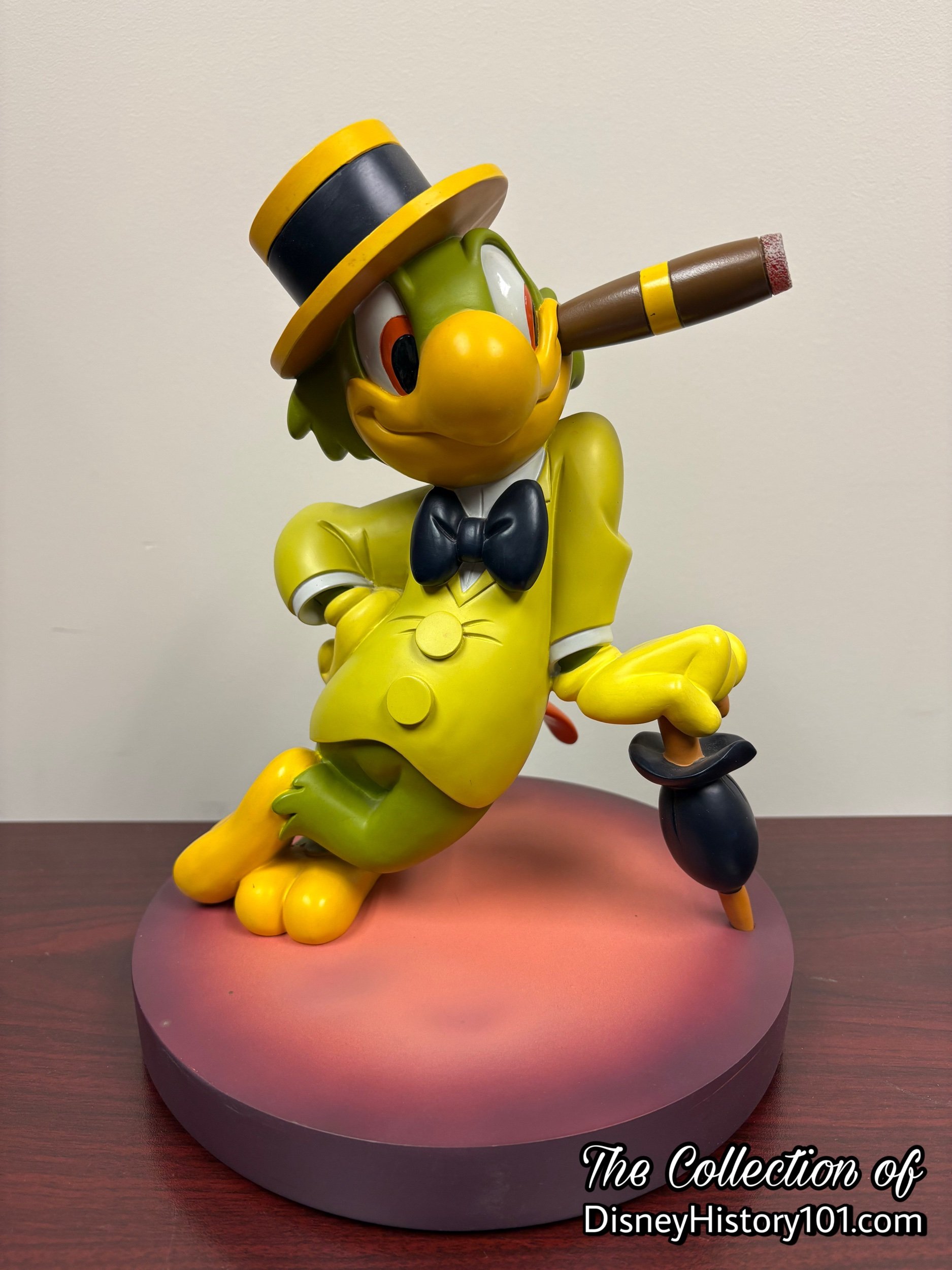 The Jose Carioca Disney Medium Figure (designed by Kevin Kidney and Jody Daily) features an illuminating cigar.