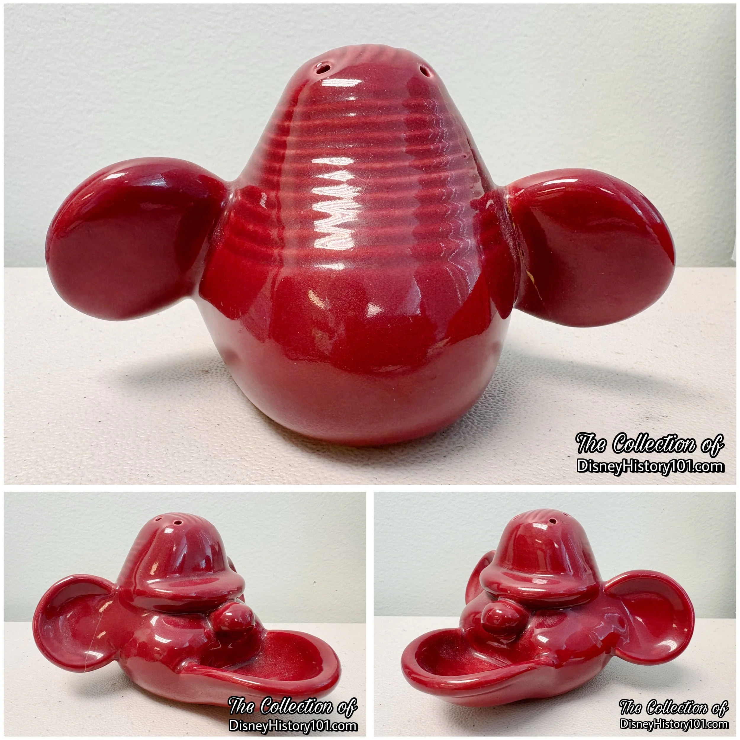 This ceramic ash tray in the character of Walt Disney Studio Animator Roy Williams, was a gift to the "gag man" who was known to enjoy smoking.