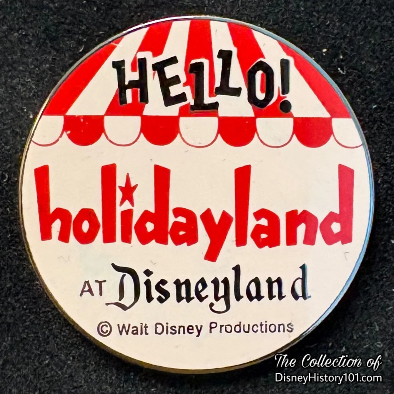 A Holidayland Pin designed by Kevin & Jody.