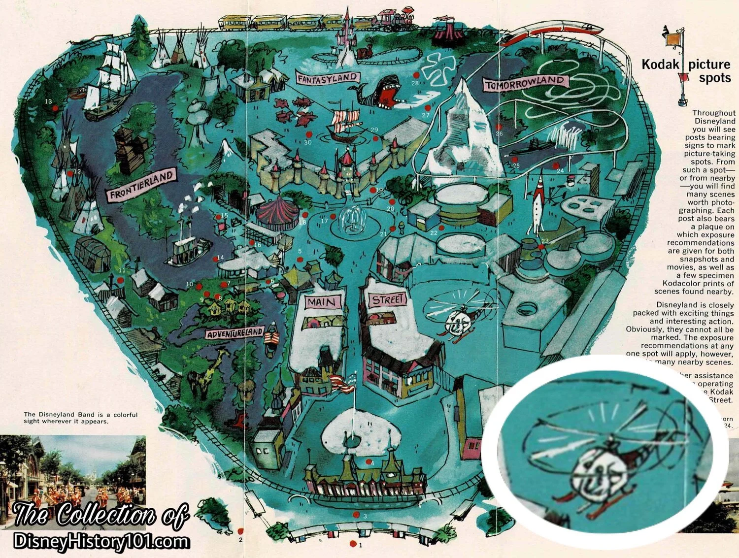 Helicopters were within view of the Matterhorn and nearby KODAK Picture Spot.