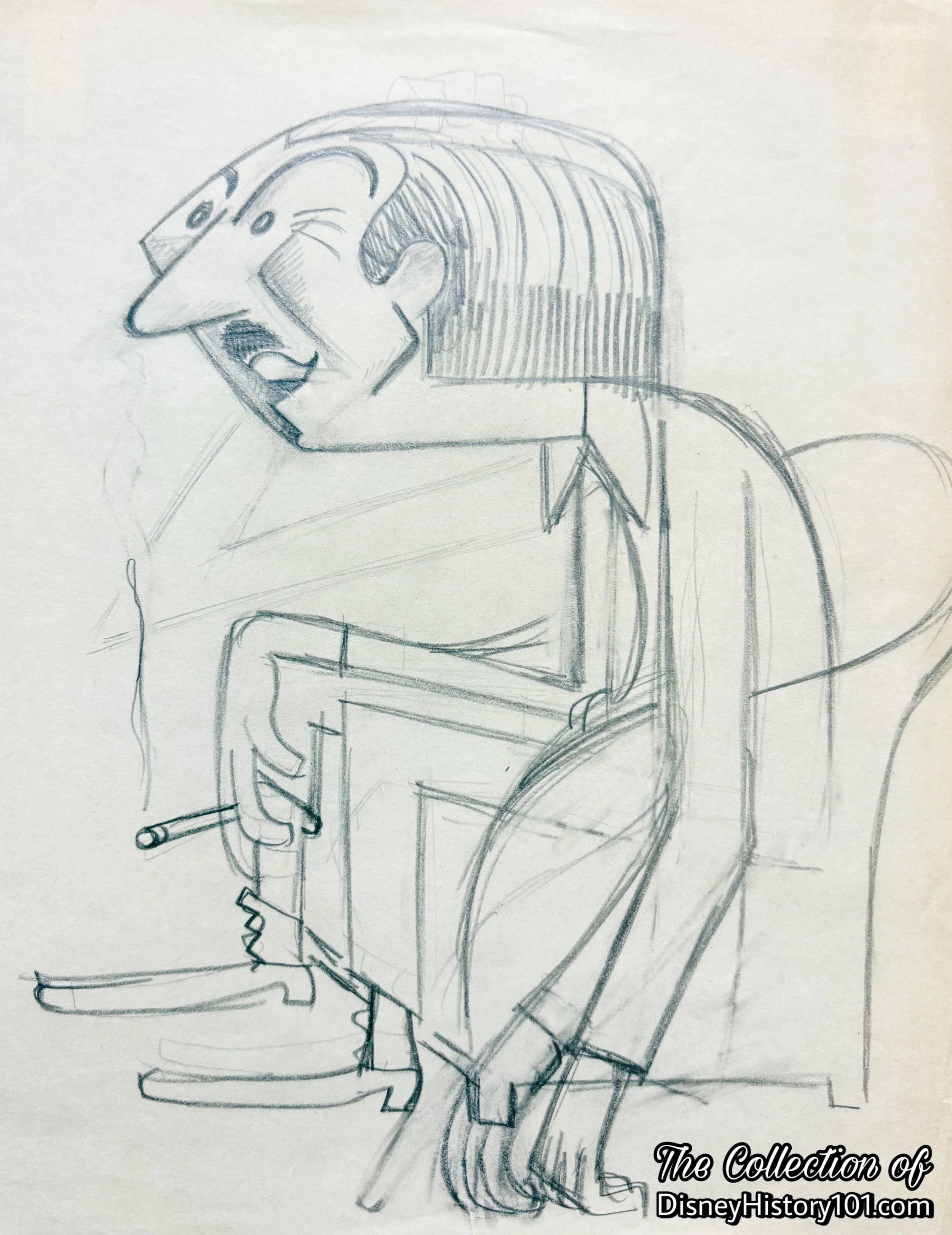A Walt Disney caricature by Tee Hee.