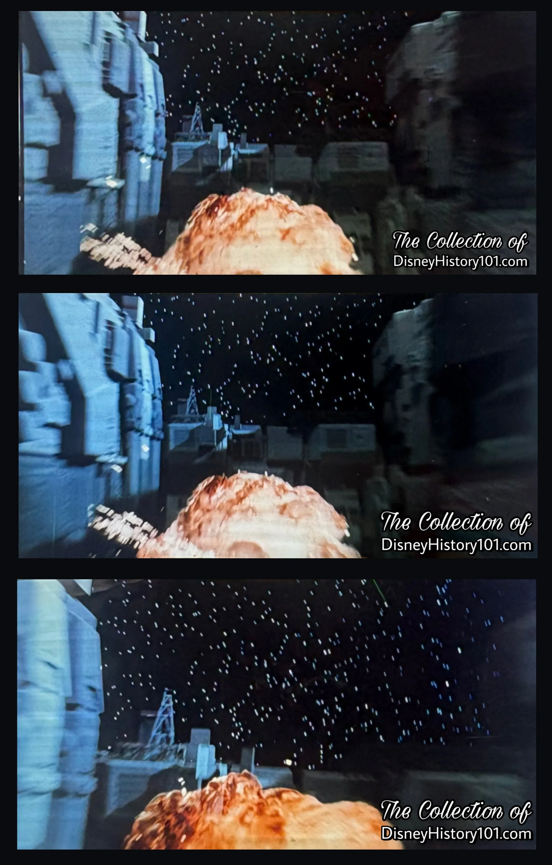 “It’s a hit” – one of the last things seen by passengers before a jump to lightspeed from the restricted combat zone.