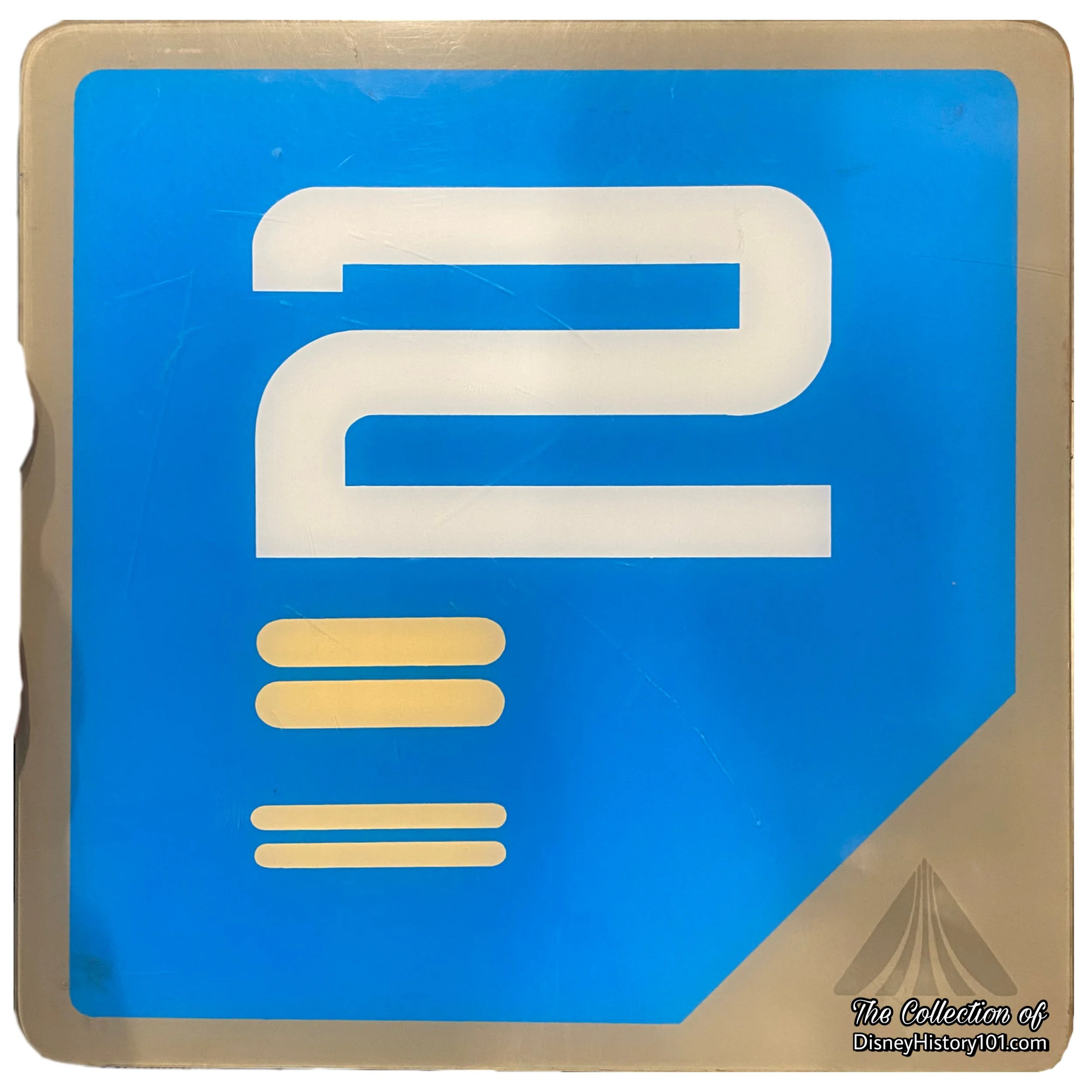 Star Tours Loading Area “Gate 2” Sign that embellished the storytelling of the Loading Area.