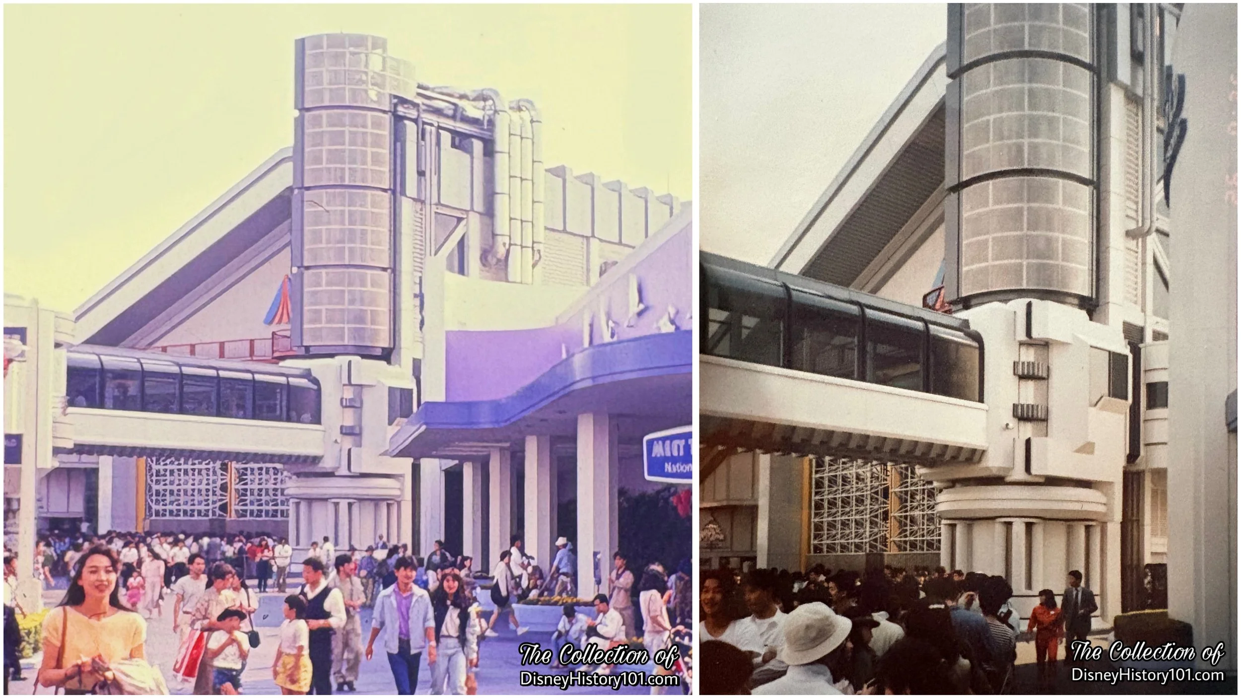 The towering Star Tours Show Building at Tokyo Disneyland