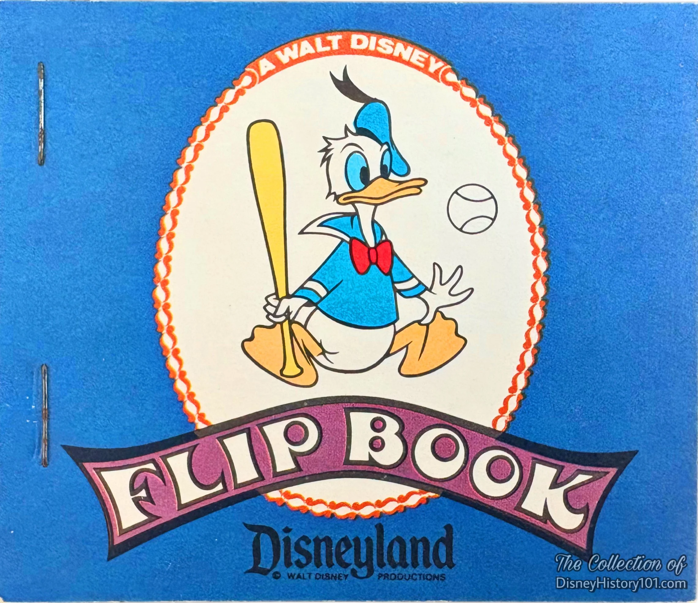 A “Walt Disney [Disneyland] Flip Book” featuring Donald Duck.