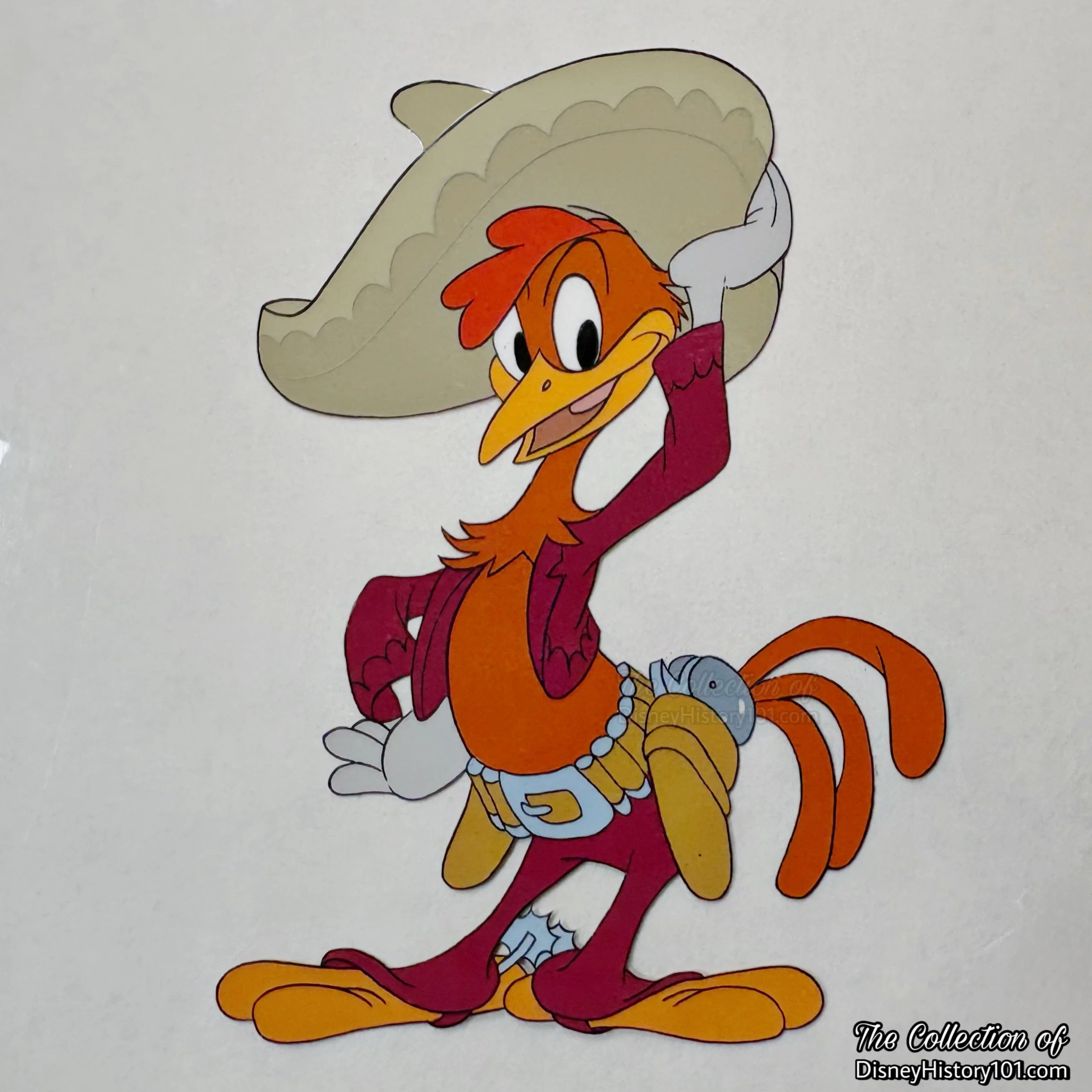 A Panchito Animation Cel.