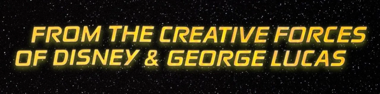    “Blue Sky for Star Tours”    A short time ago… in a nearby galaxy… a big decision during the era of Michael Eisner’s and Frank Wells’ leadership would end in the first full Disney Parks’ attraction based on a non-Disney movie!  “The ultimate thril