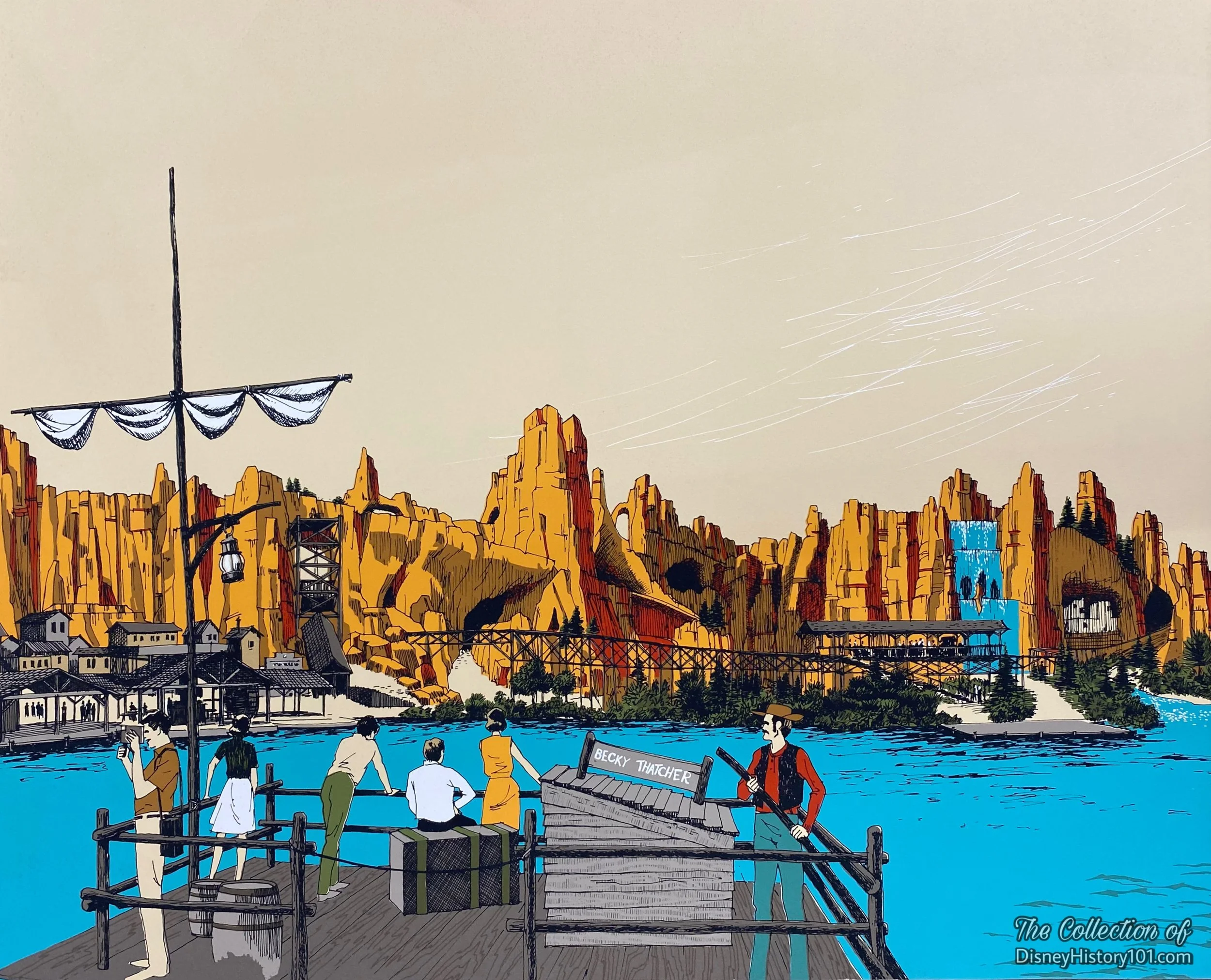 "Thunder on the Mesa" Color Concept, Prospectus; Disney History 101.