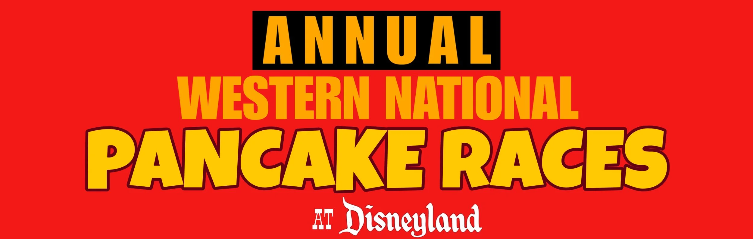  I would like to impress that the following short-lived tradition was not created by employees of Disneyland, as other pancake races had been held around this country (and England). However, it had grown into a national craze by this time and was loc
