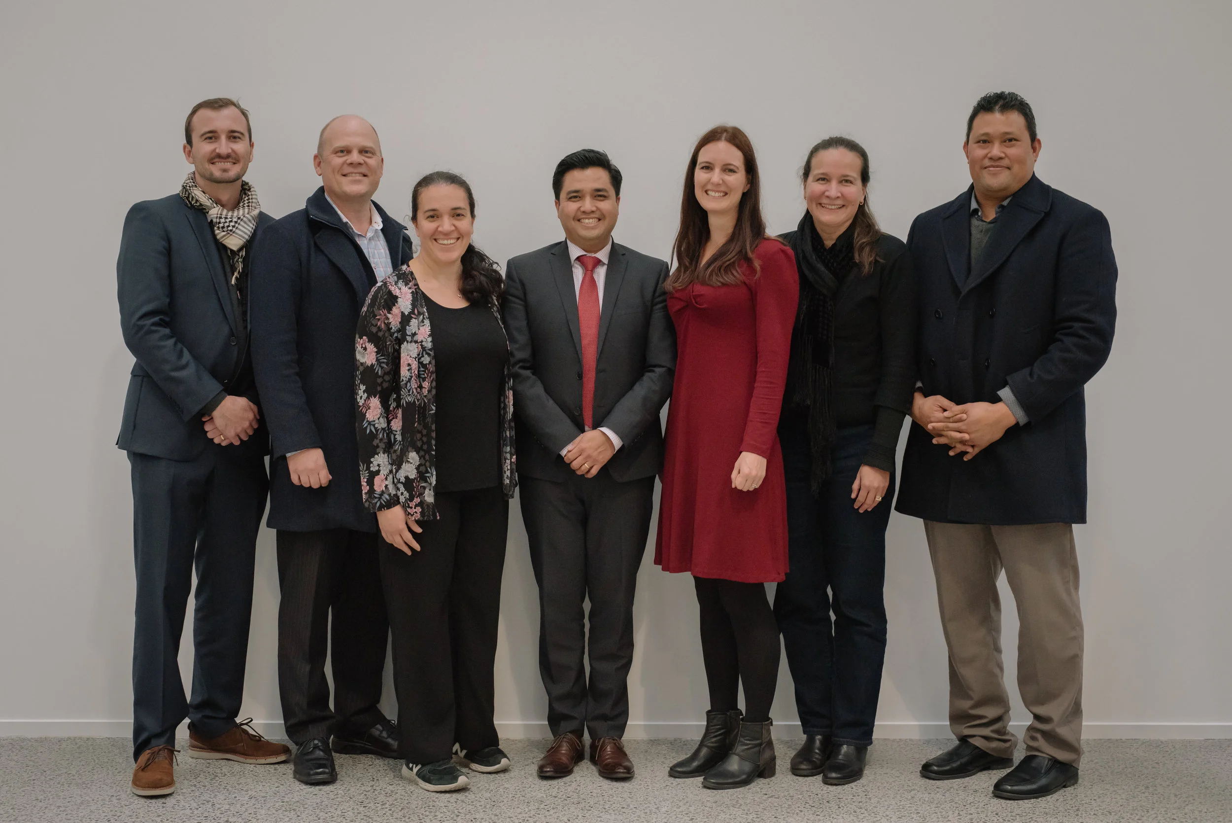 Auxiliary Board members with Mr Dinesh Kumar (member of the International Teaching Centre)