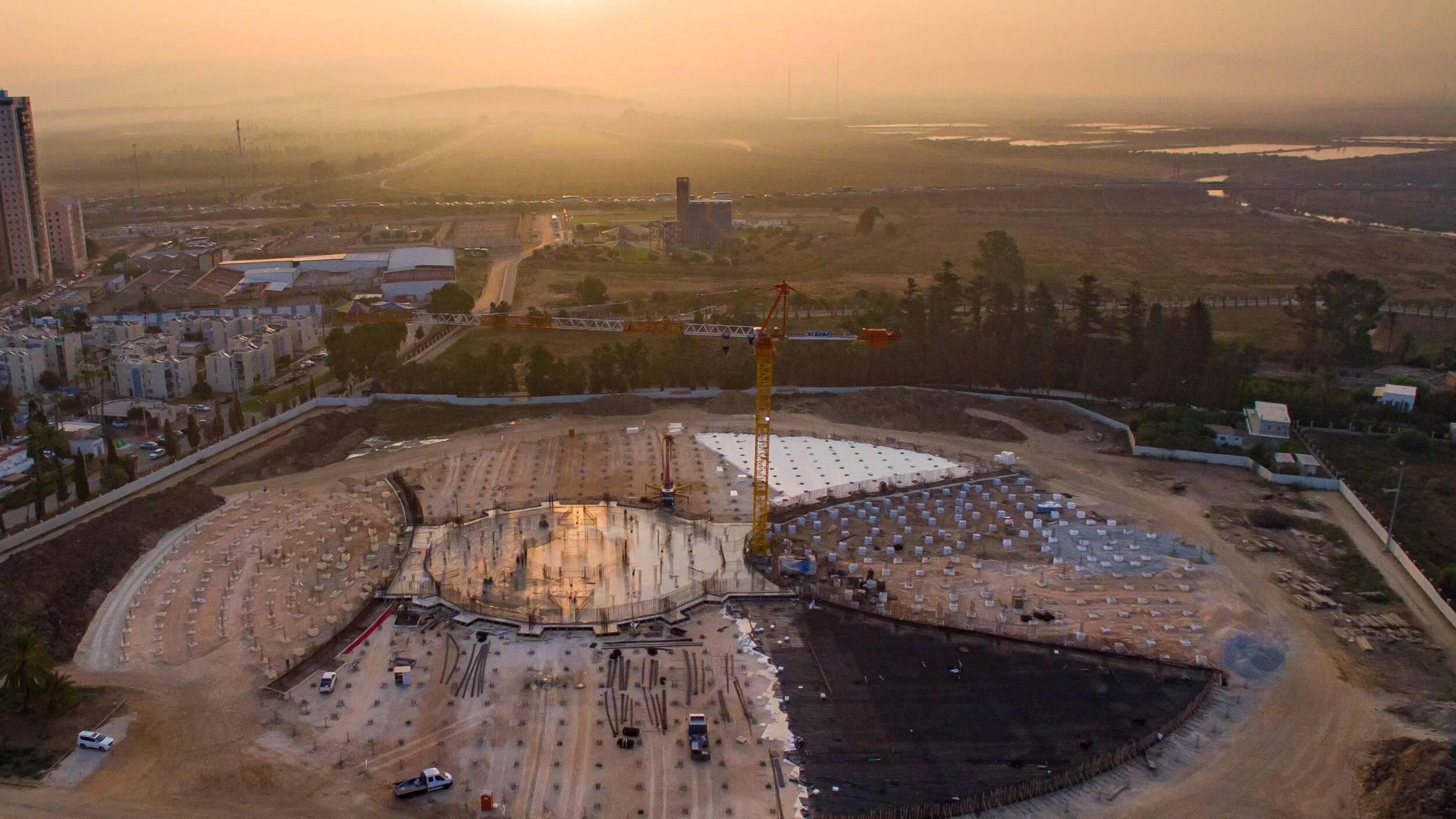 Shrine of ‘Abdu’l-Bahá: Foundations completed