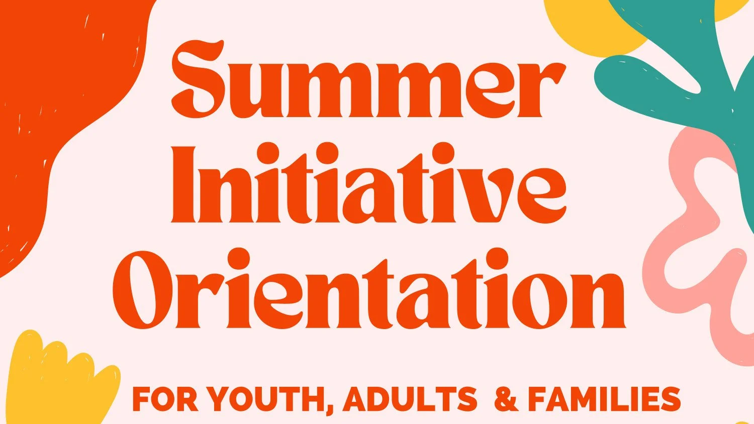 Orientation for pioneering and neighbourhood service
