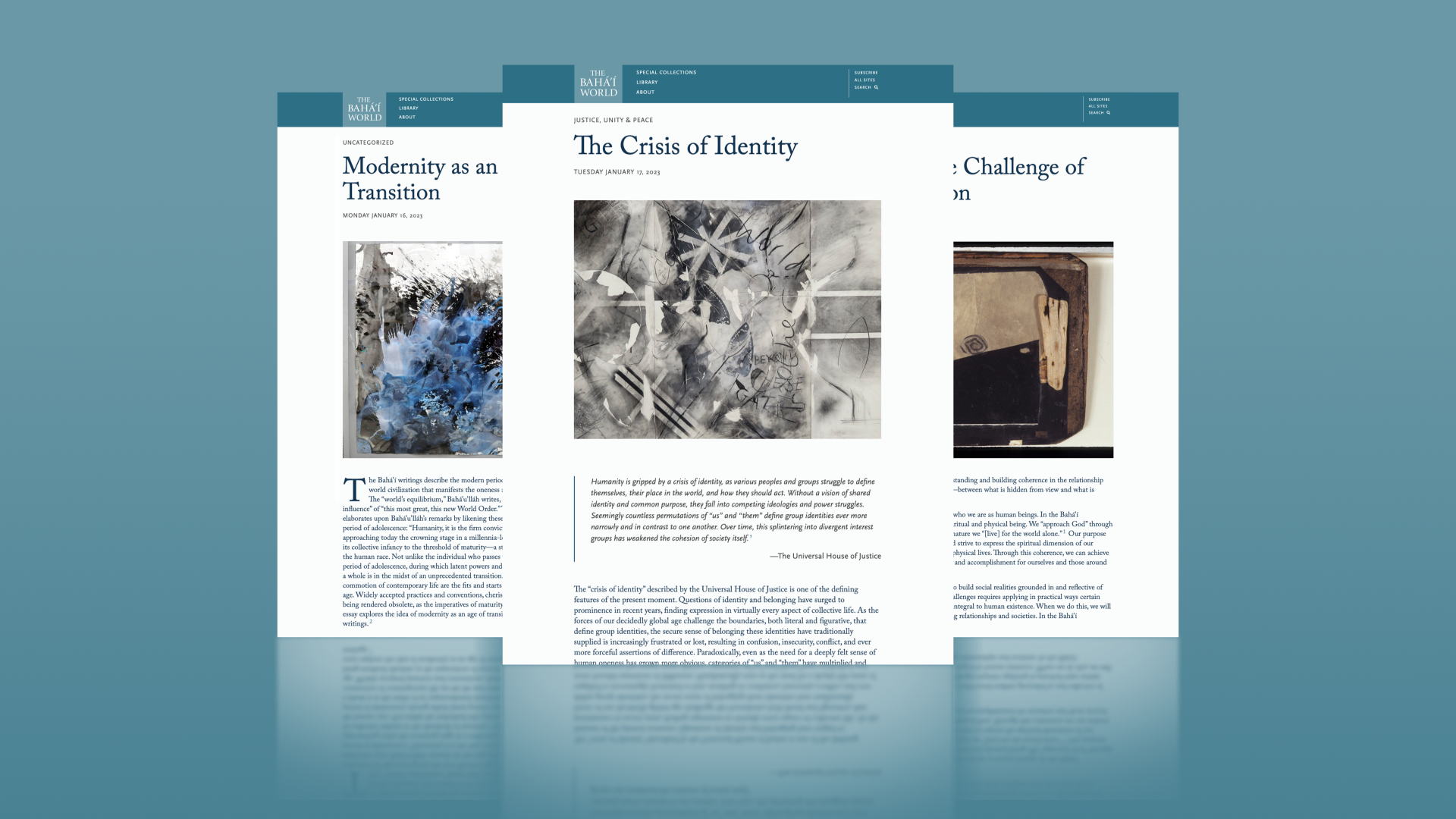 Newly released: ‘The Crisis of Identity’ and other essays
