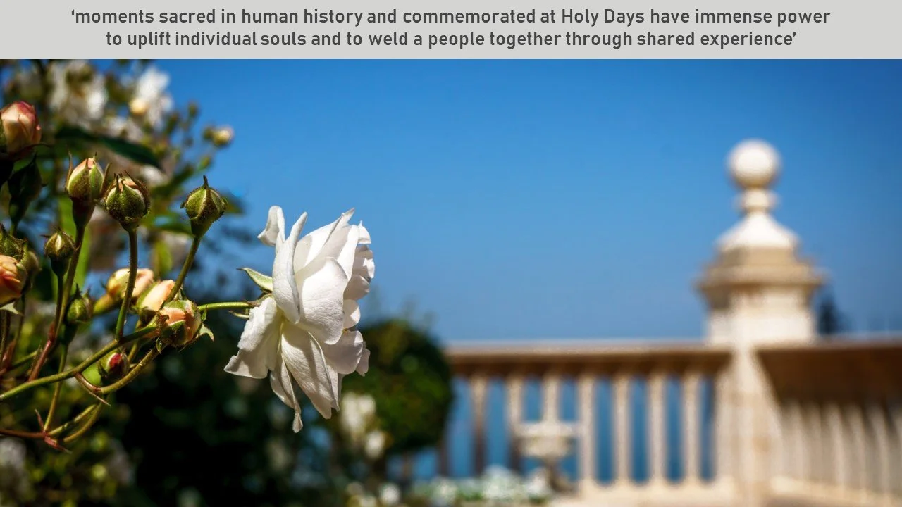 Holy Days: letters for requesting time off