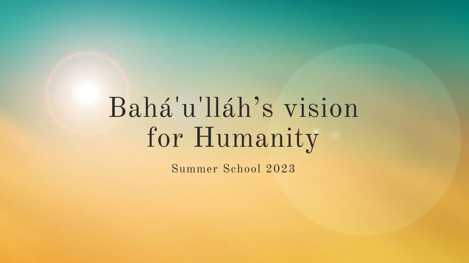 Mr Stephen Hall to present at NZ Bahá’í Summer School 2023
