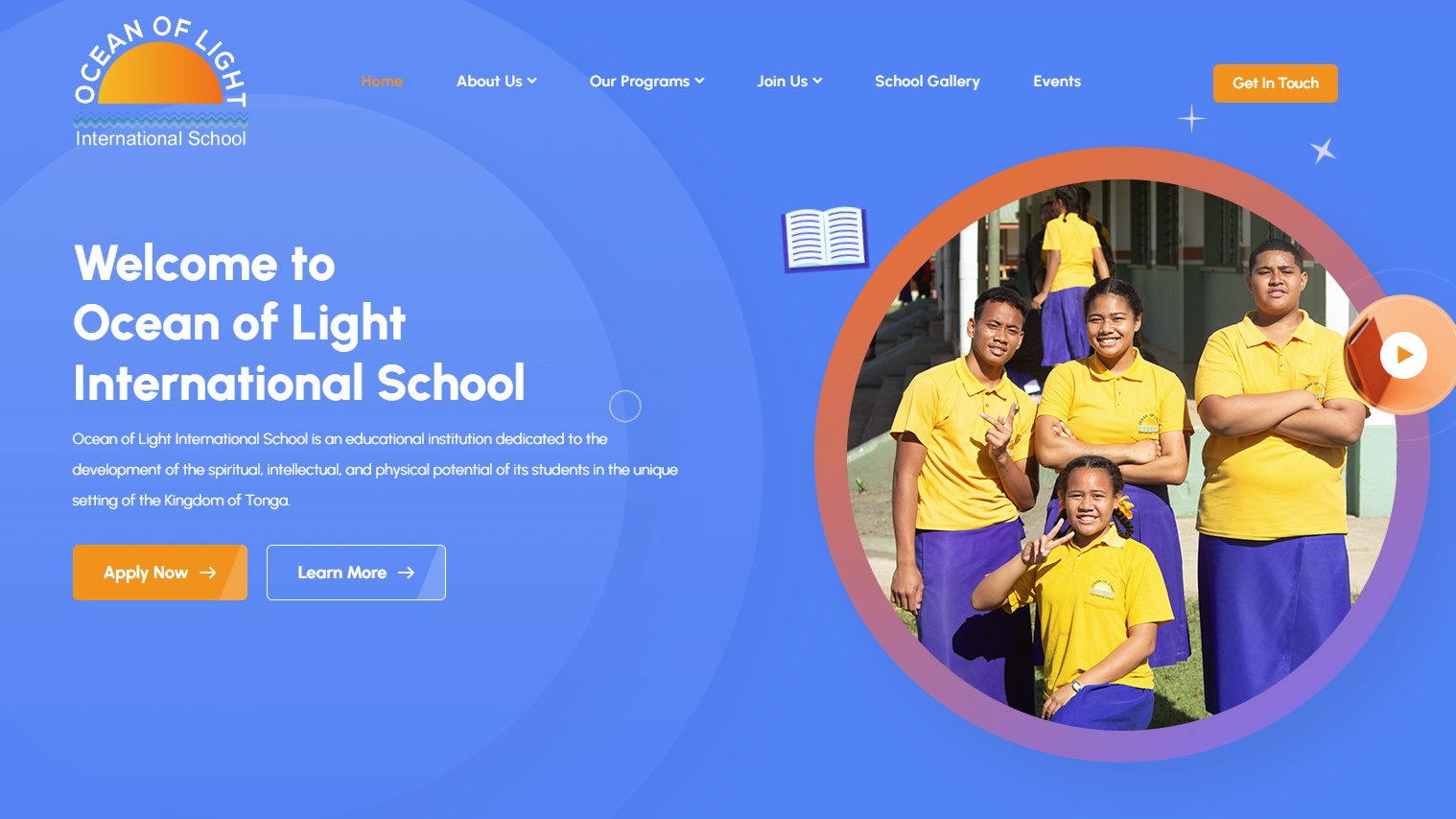 Opportunity for position at Ocean of Light school