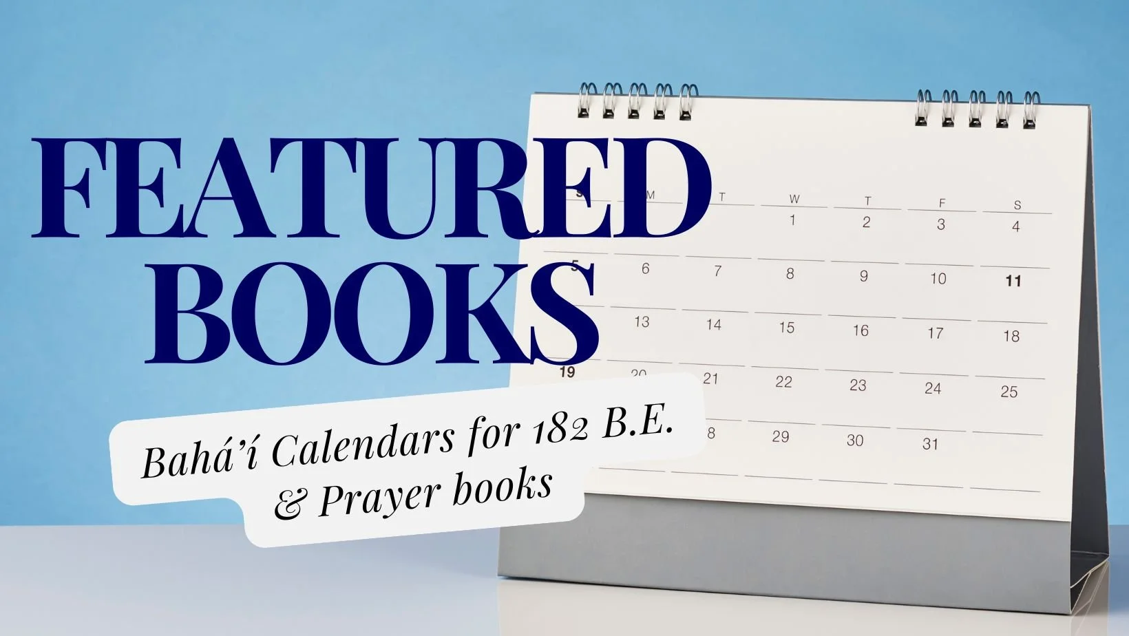Prayer books and Calendars to inspire and plan for 182 B.E.