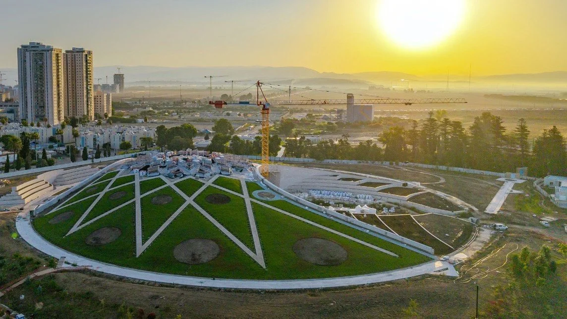 Landscaping work advances as ‘Akká Visitors’ Centre completed