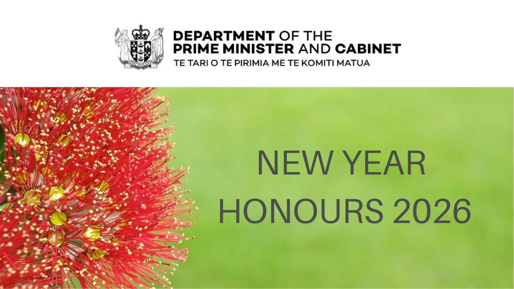 New Year Honours 2026: Recognising service to Aotearoa
