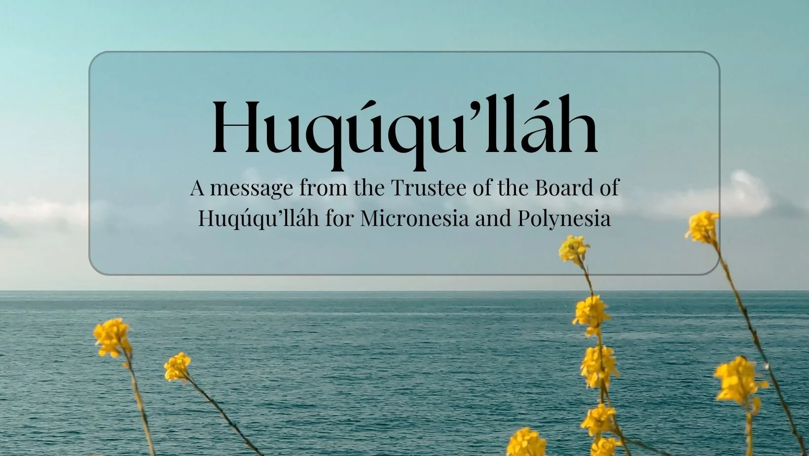 Huqúqu’lláh representatives serving across Aotearoa