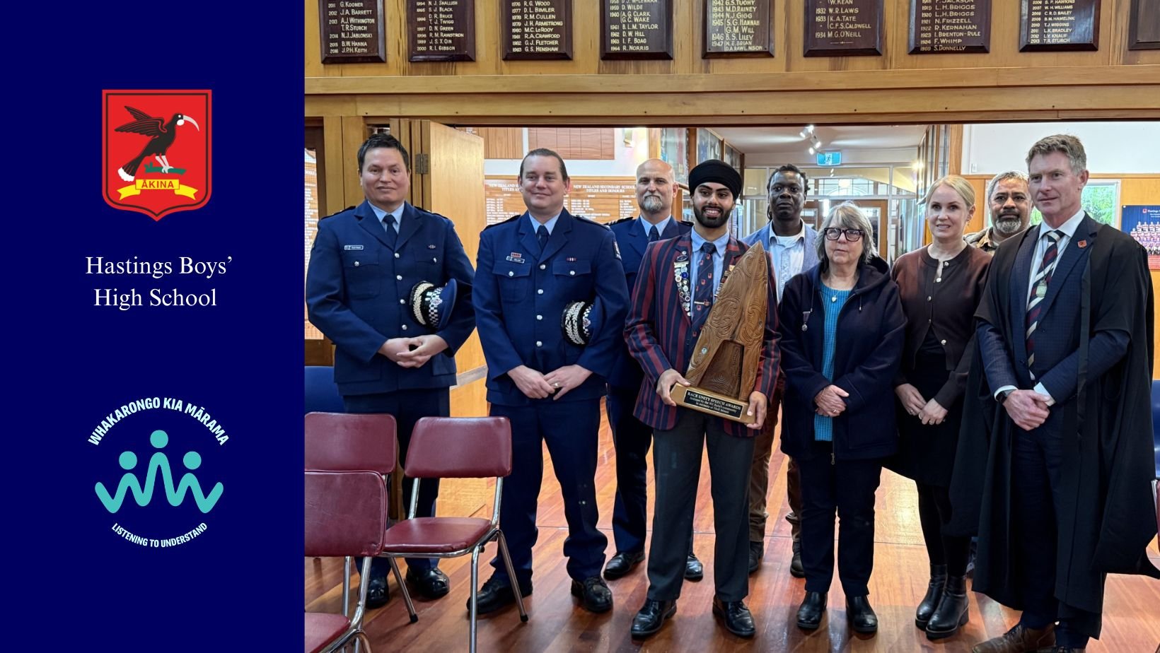 Hastings Boys’ High celebrates their Race Unity champion 