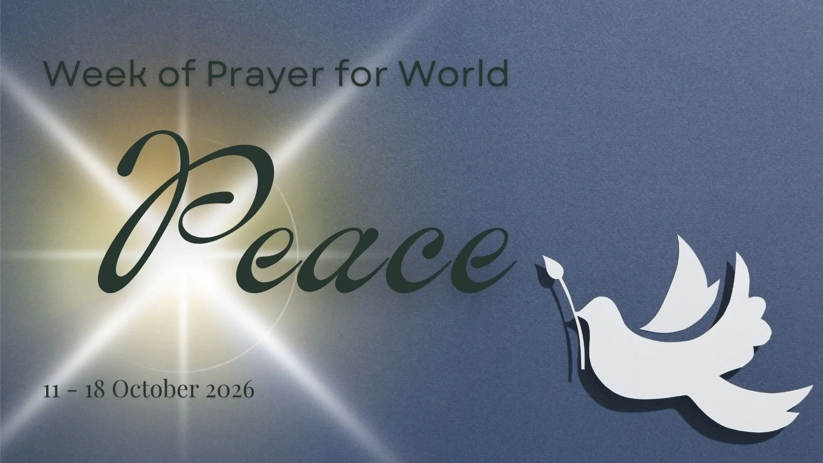 Coming together in prayer for peace
