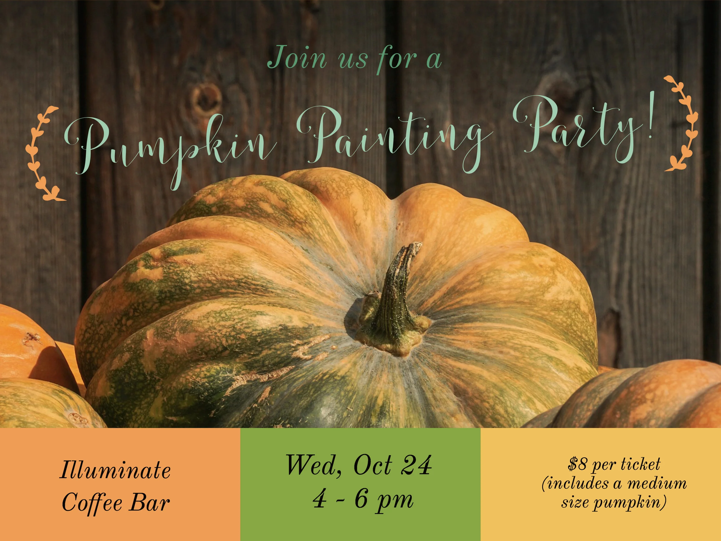 Pumpkin Painting Party