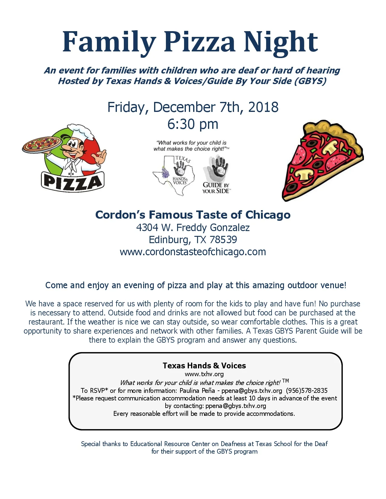Edinburg - Family Pizza Night
