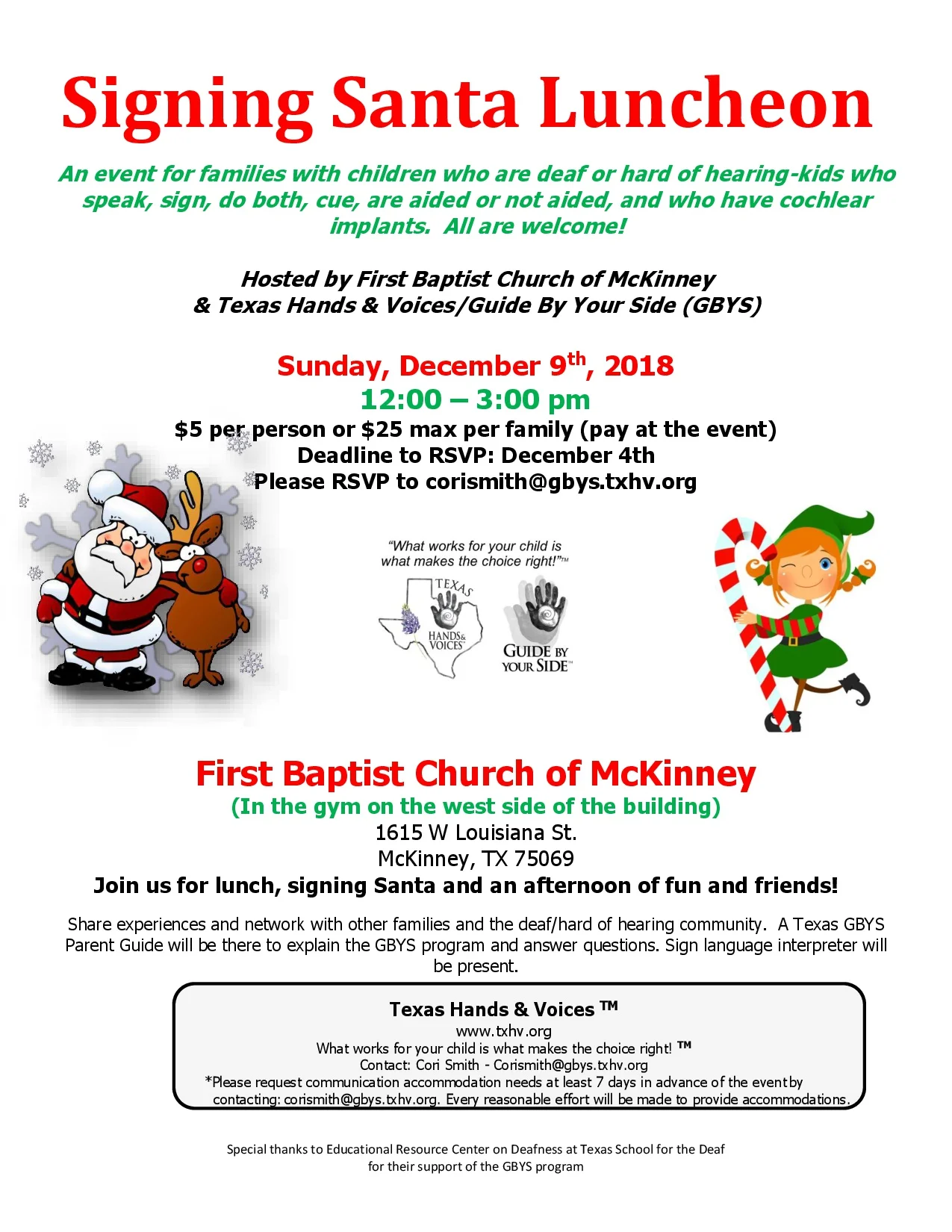 McKinney - Signing Santa