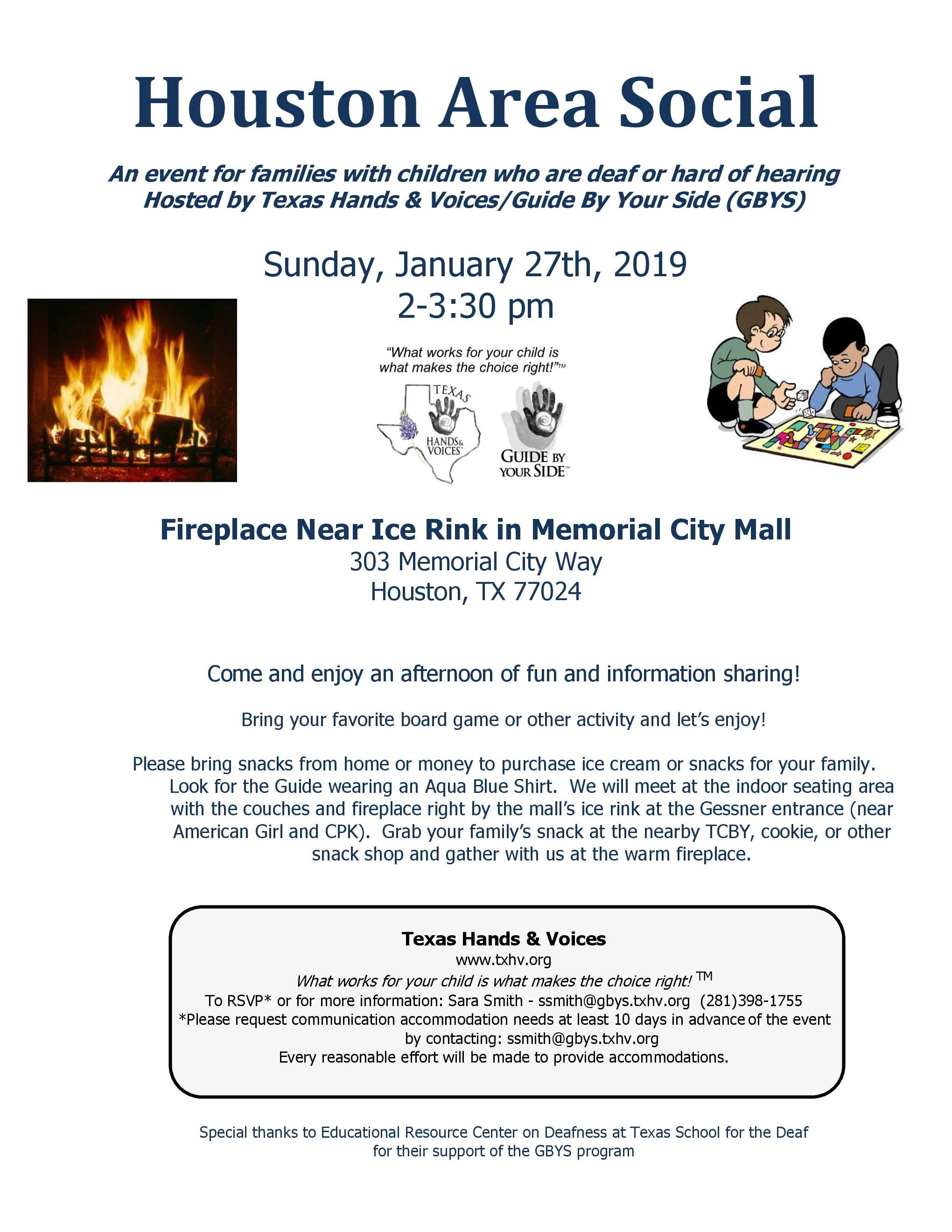 Houston Area - Family Social