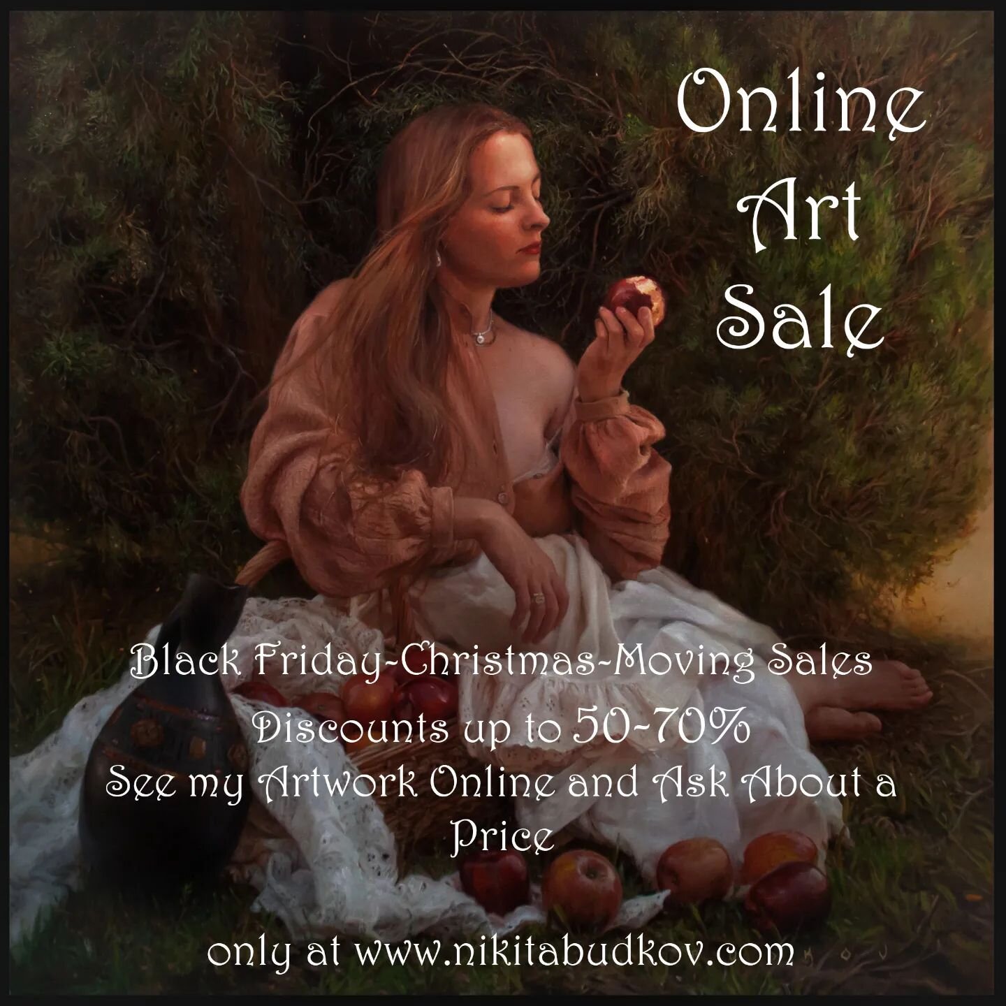🇺🇸 I am moving out of California!
It is your chance to buy a piece of artwork while it is affordable on Black Friday-Christmas-Moving discount. Go to www.nikitabudkov.com (or tap on the link in my bio) and claim what should be yours. Shipping in th