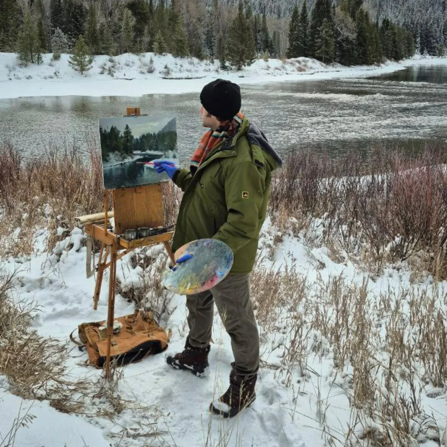 The first day of Jackson Hole retreat. Grand Teton National Park is a magical and epic place and I didn't want to limit myself to small canvas sizes. Two paintings started today!
 
 
 
#pleinairart #grandtetonnationalpark #jacksonholeart