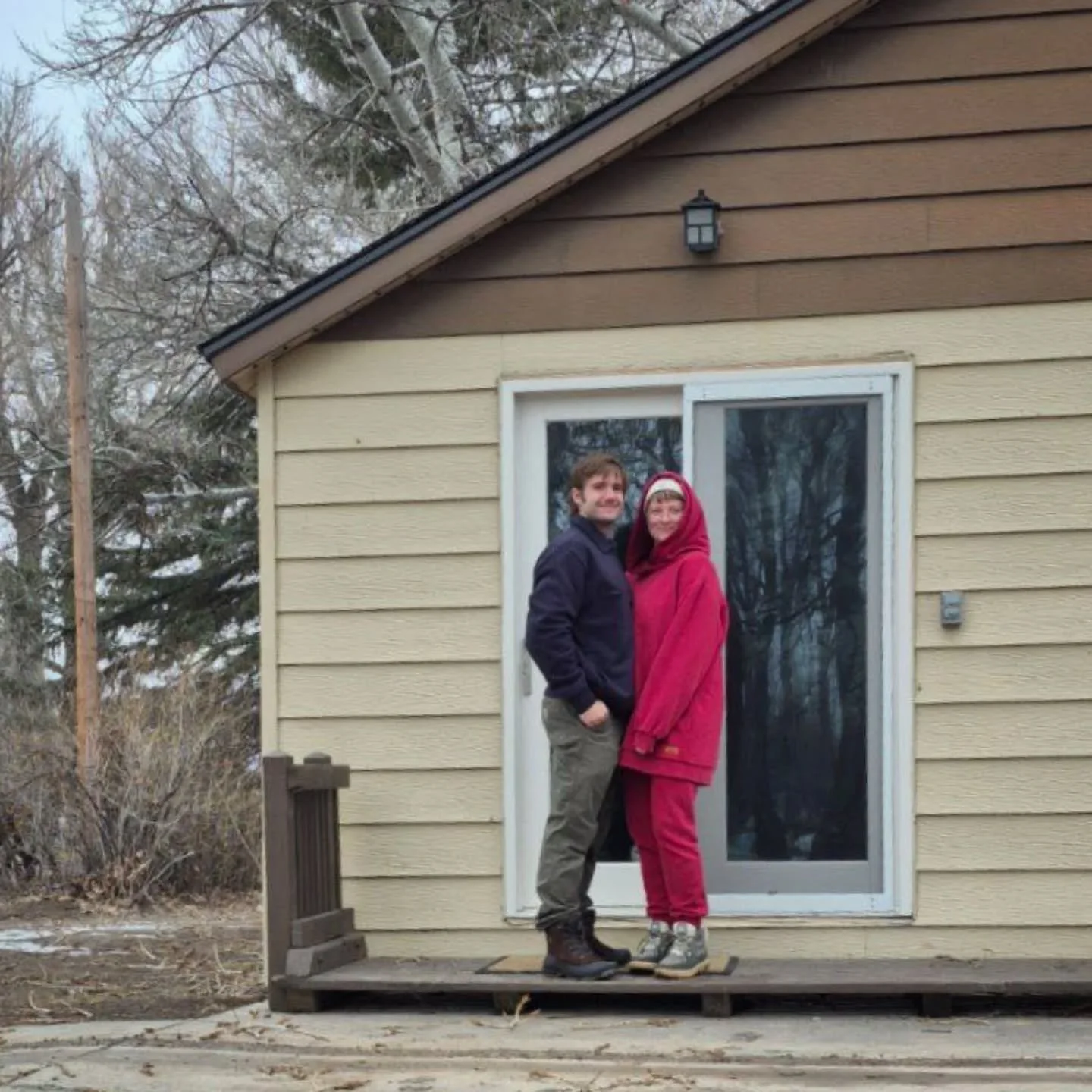 We are first time homebuyers! When I arrived to USA as a foreign exchange student 13 years ago I could never imagine owning a house. Hard work pays off. Now we call this property our own - an old farm house with an acre of land 2 hours south of the w