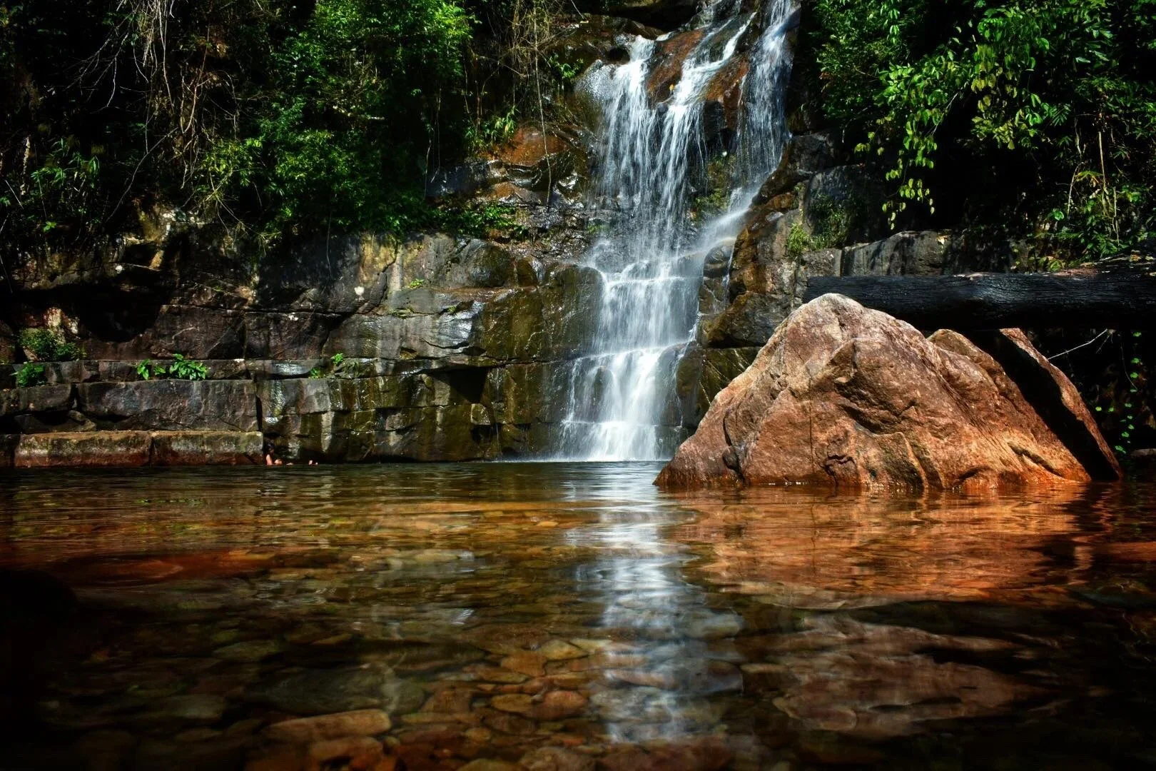 Waterfall in Kampot — source of Mekong botanicals