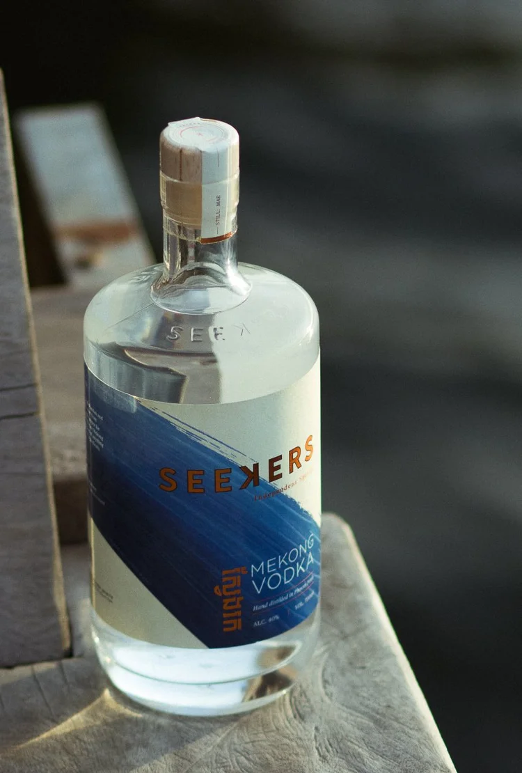 Seekers Mekong Vodka bottle