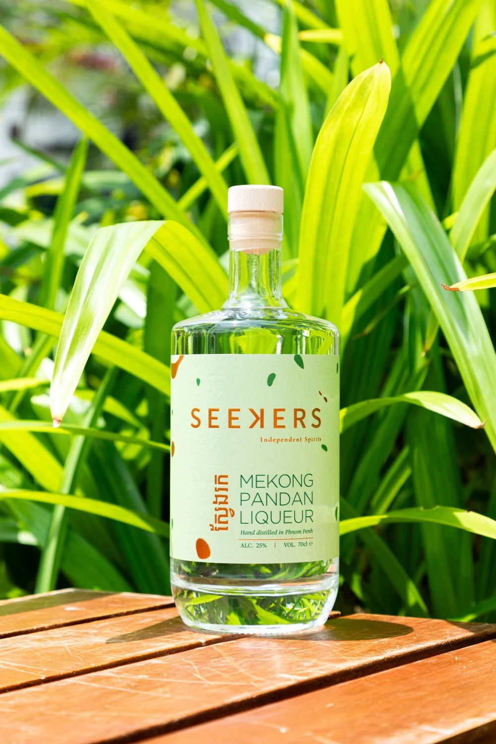 Seekers Mekong Pandan Liqueur bottle