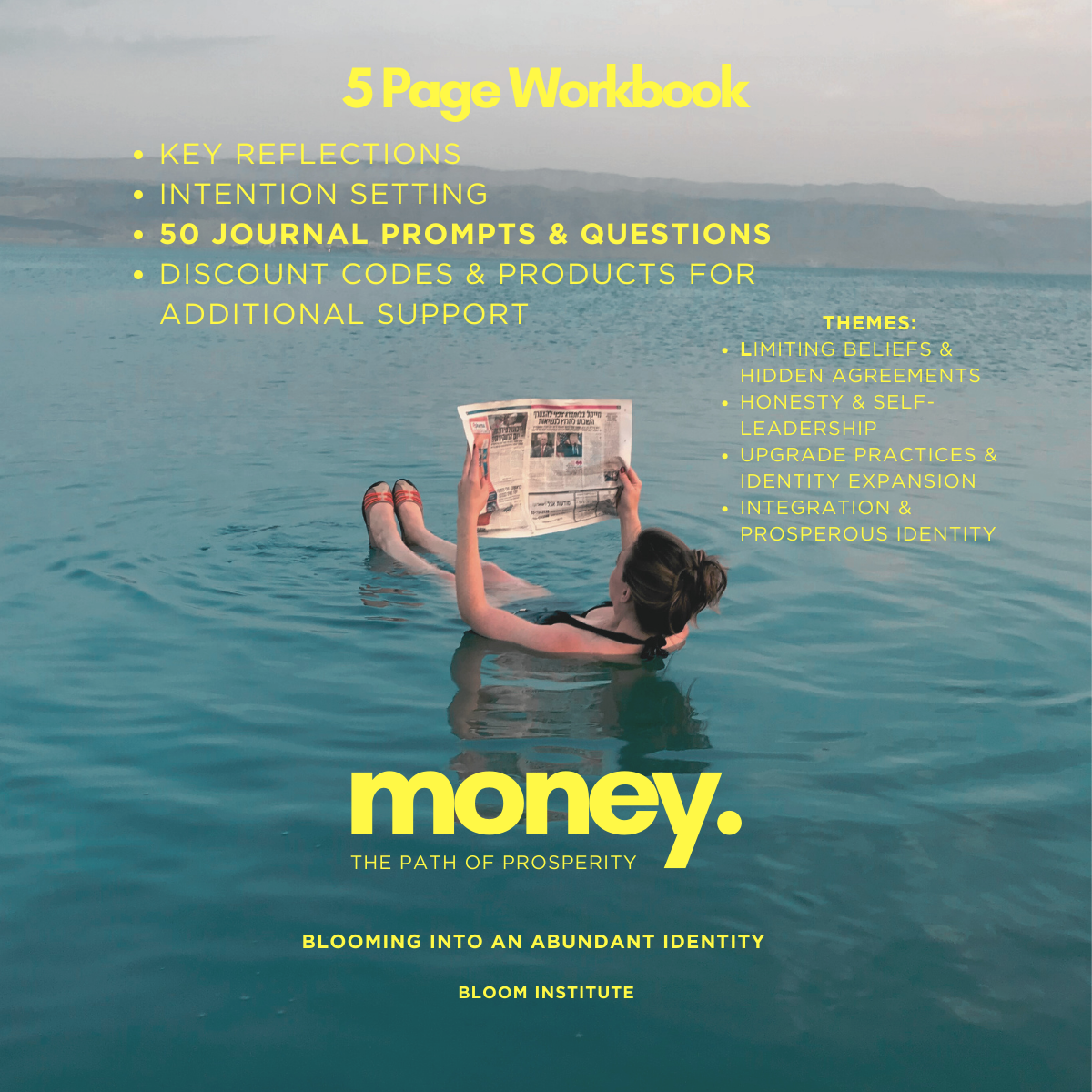 Money & Abundance Identity Journal Workbook - Downloadable PDF