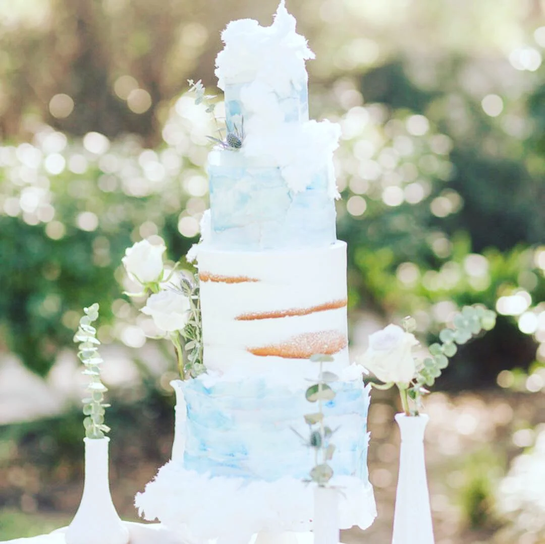 Cotton Candy Wedding Cake