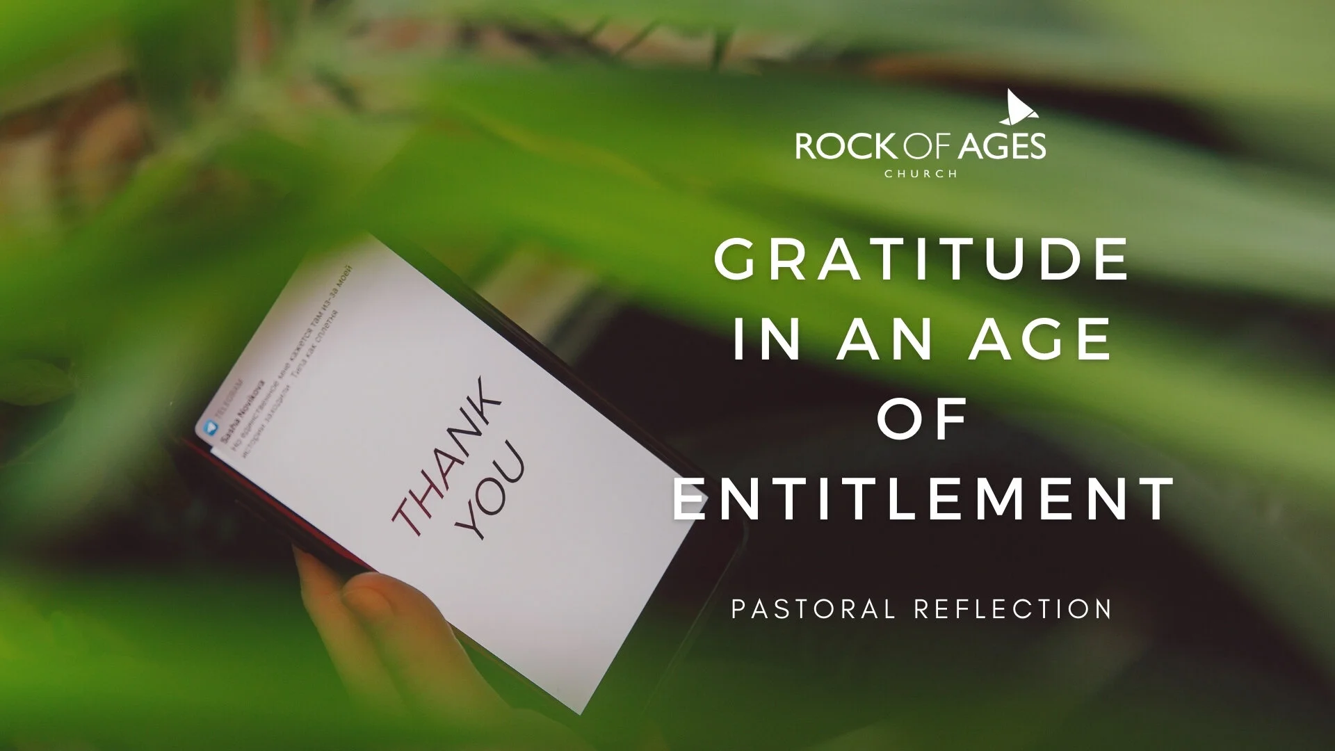 Gratitude In An Age Of Entitlement