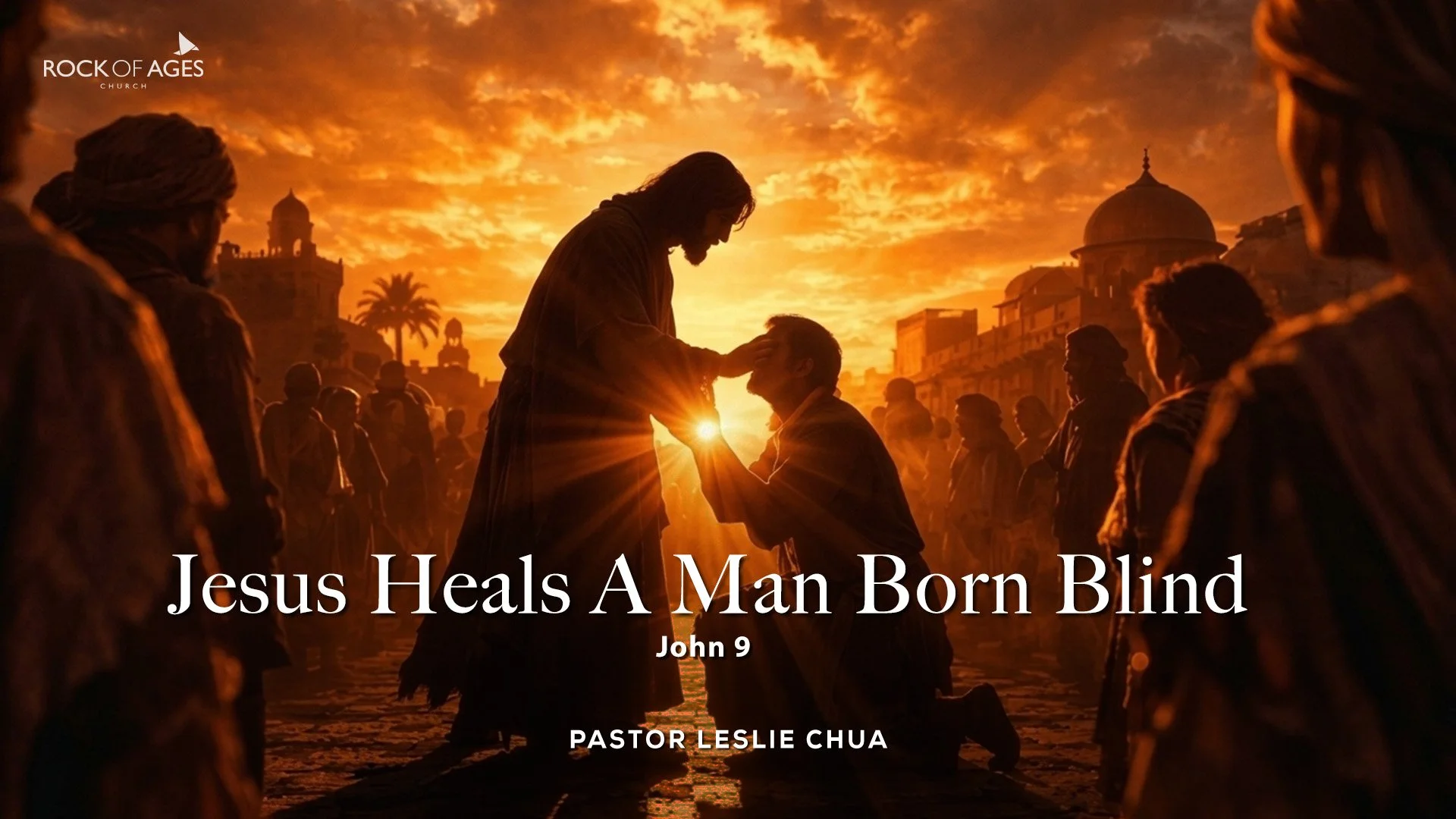 Jesus Heals A Man Born Blind 