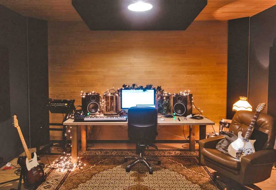 Studio Black acoustic sound panels for Brighton studios UK