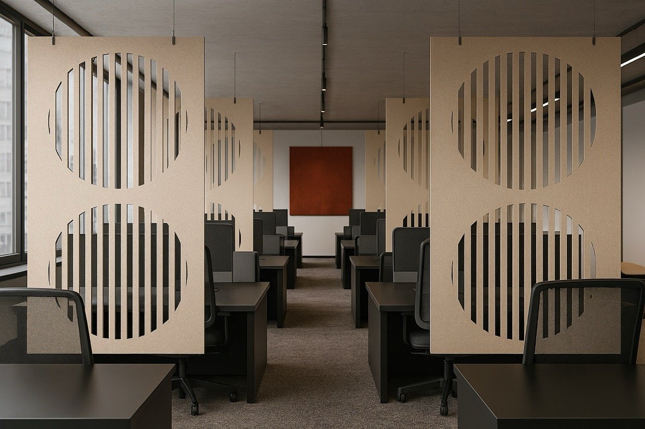 PetFelt suspensded Privacy Partition in London office Large 4.jpeg