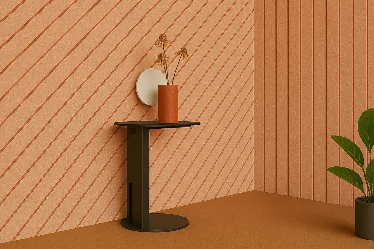 GB Acoustics DuoTone Diagonal goove acoustic wall panel - peach Large.jpeg