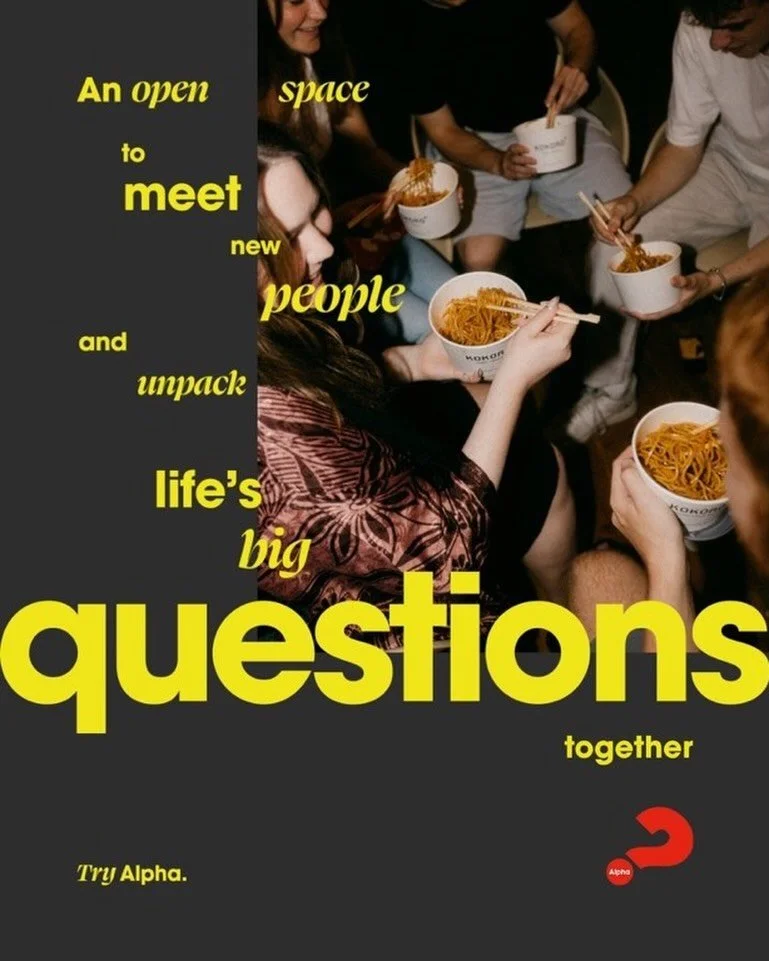 Got questions❓
Try Alpha😀
Starting Wednesday 8 April✅
Find out more and sign up on our website 👍