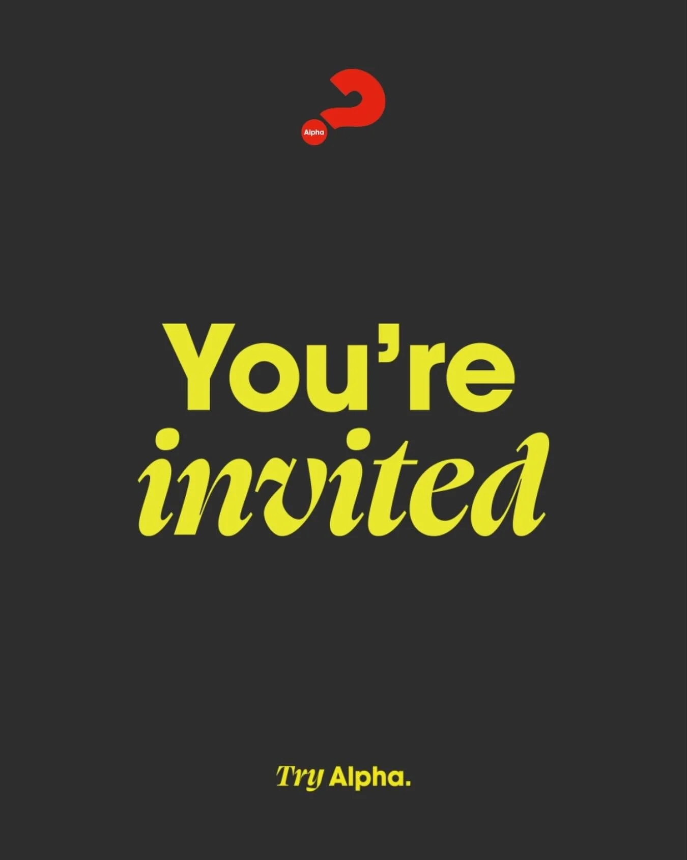 Looking for something more in life❓
Try Alpha🤔
Starting Wednesday 8 April✅
Find out more and sign up on our website👏