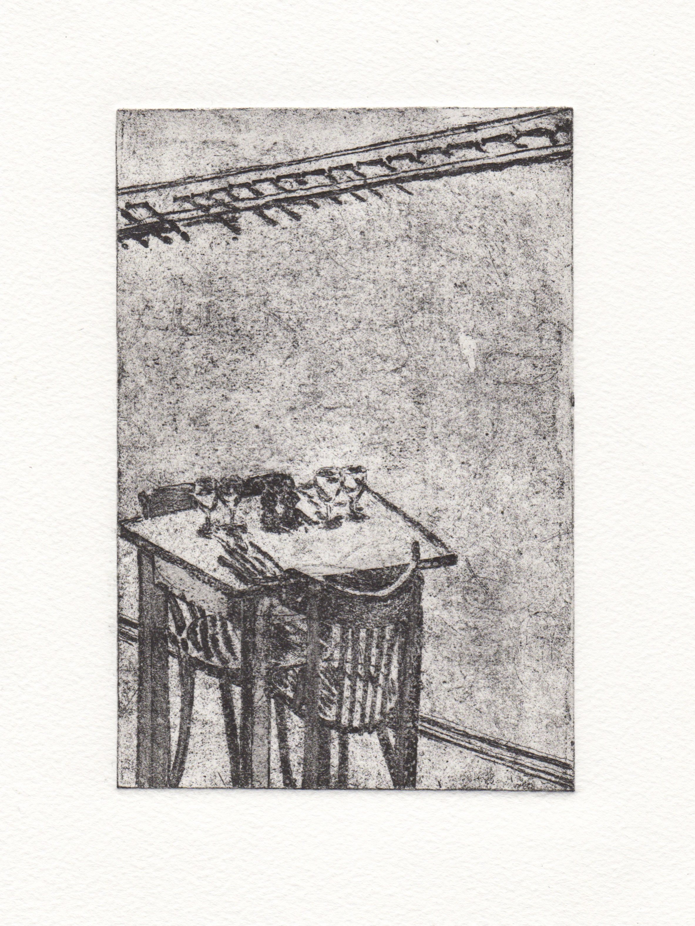 Thinking about chairs again 🪑
An etching I did a while back of a sketch from St. John